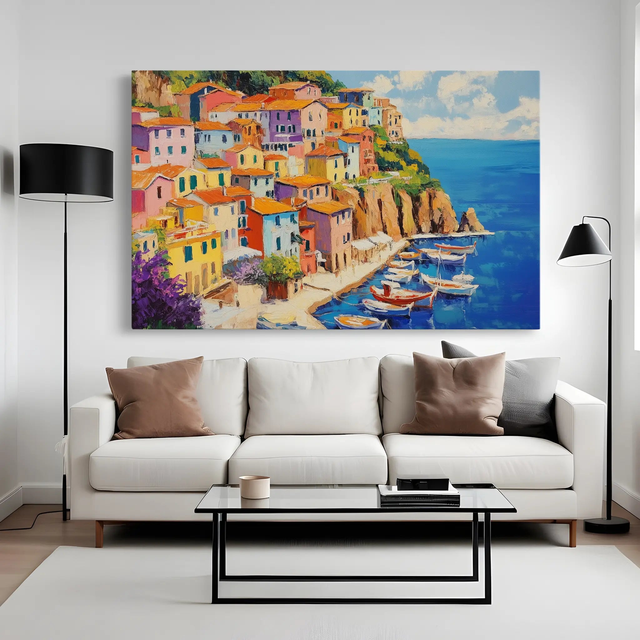 Landscape Canvas Wall Art WAD191-L 90 x 60 cm / Stretched on hidden frame