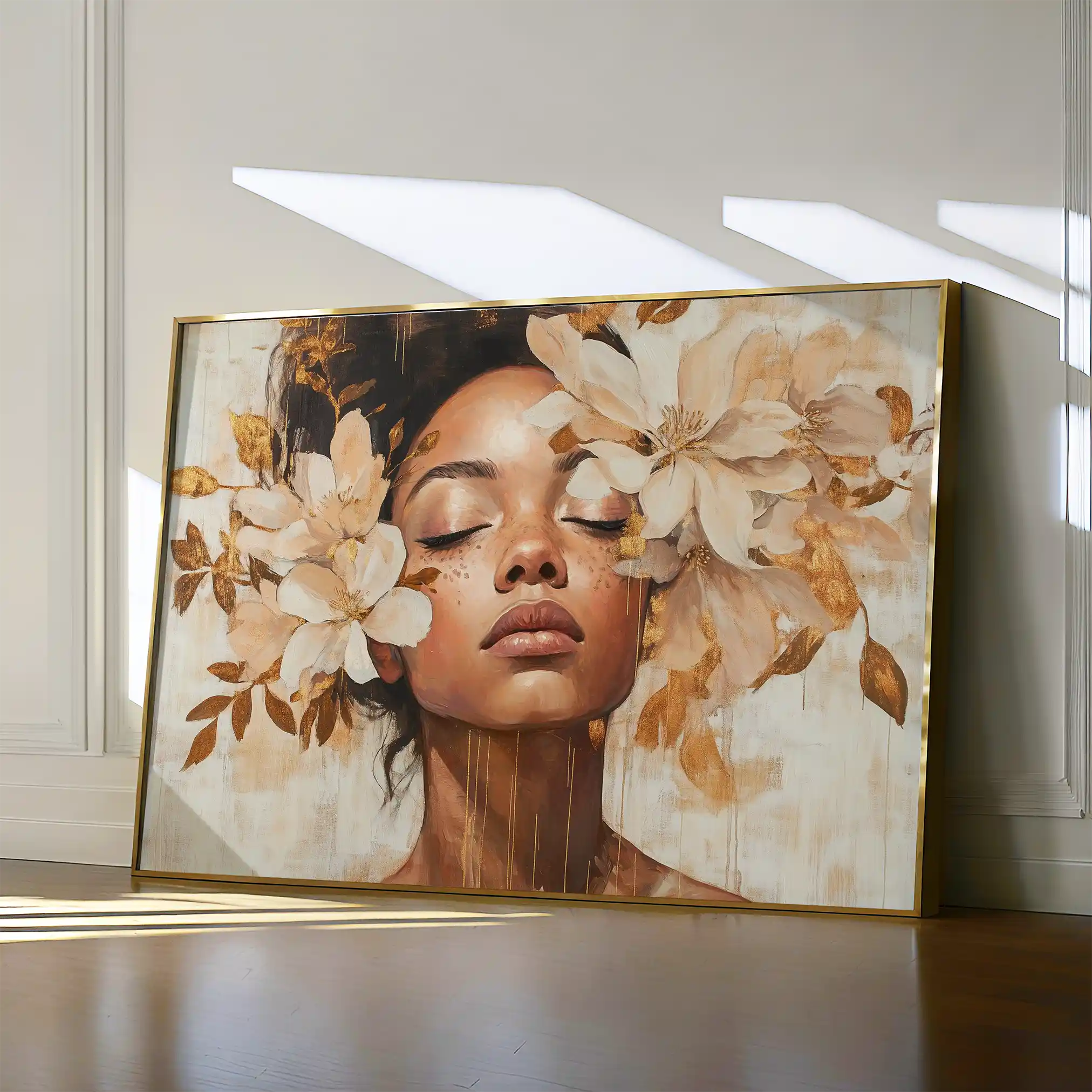 Portrait 191 Canvas Art 90 x 60 cm / Stretched on hidden frame