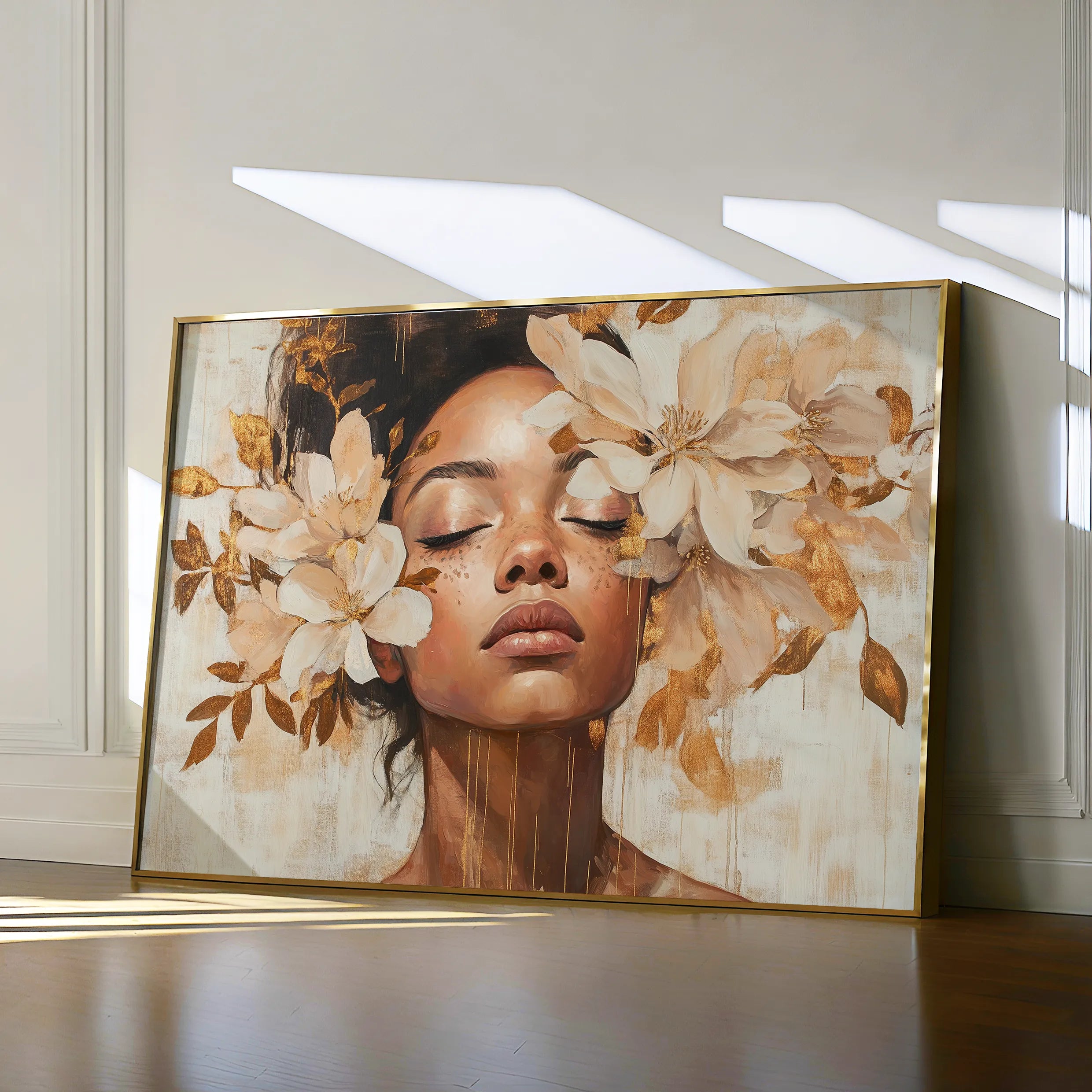 Portrait Canvas Wall Art WAD191-P 90 x 60 cm / Stretched on hidden frame