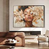 Portrait 191 Canvas Art 90 x 60 cm / Stretched on hidden frame