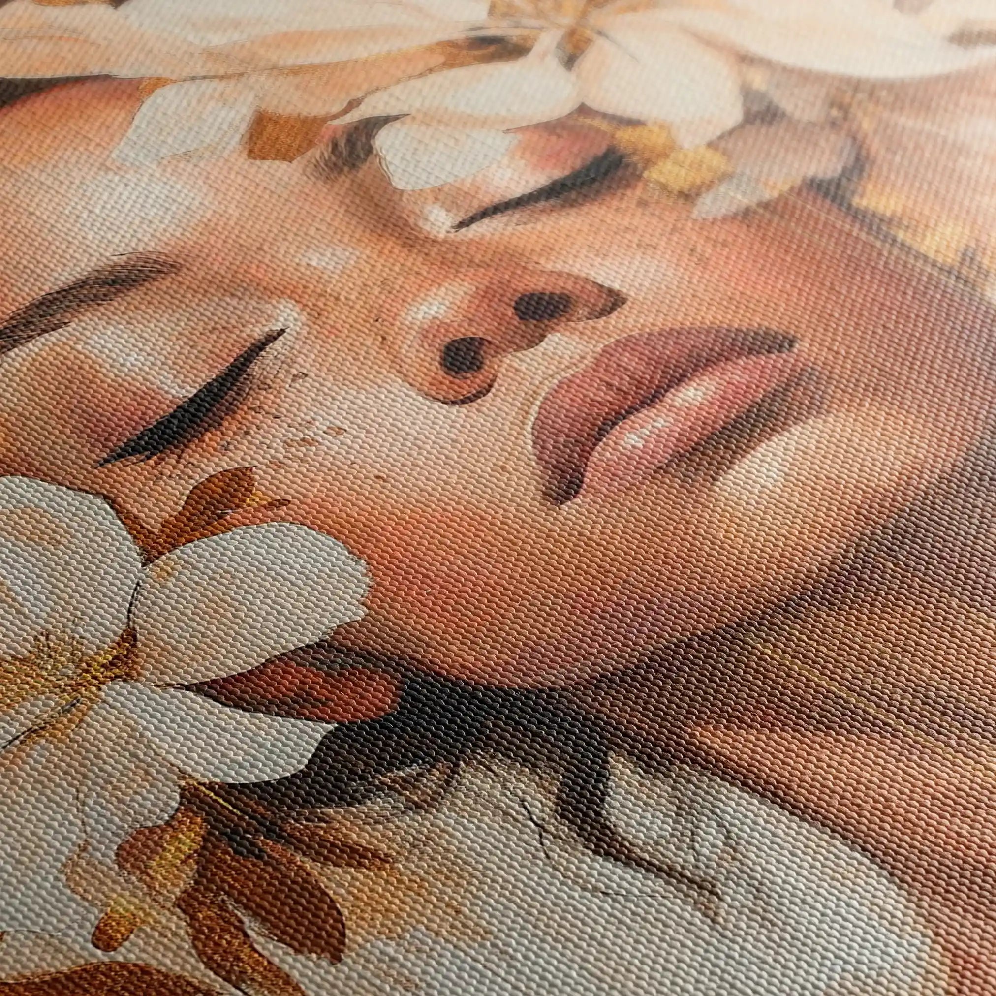 Portrait 191 Canvas Art 90 x 60 cm / Stretched on hidden frame