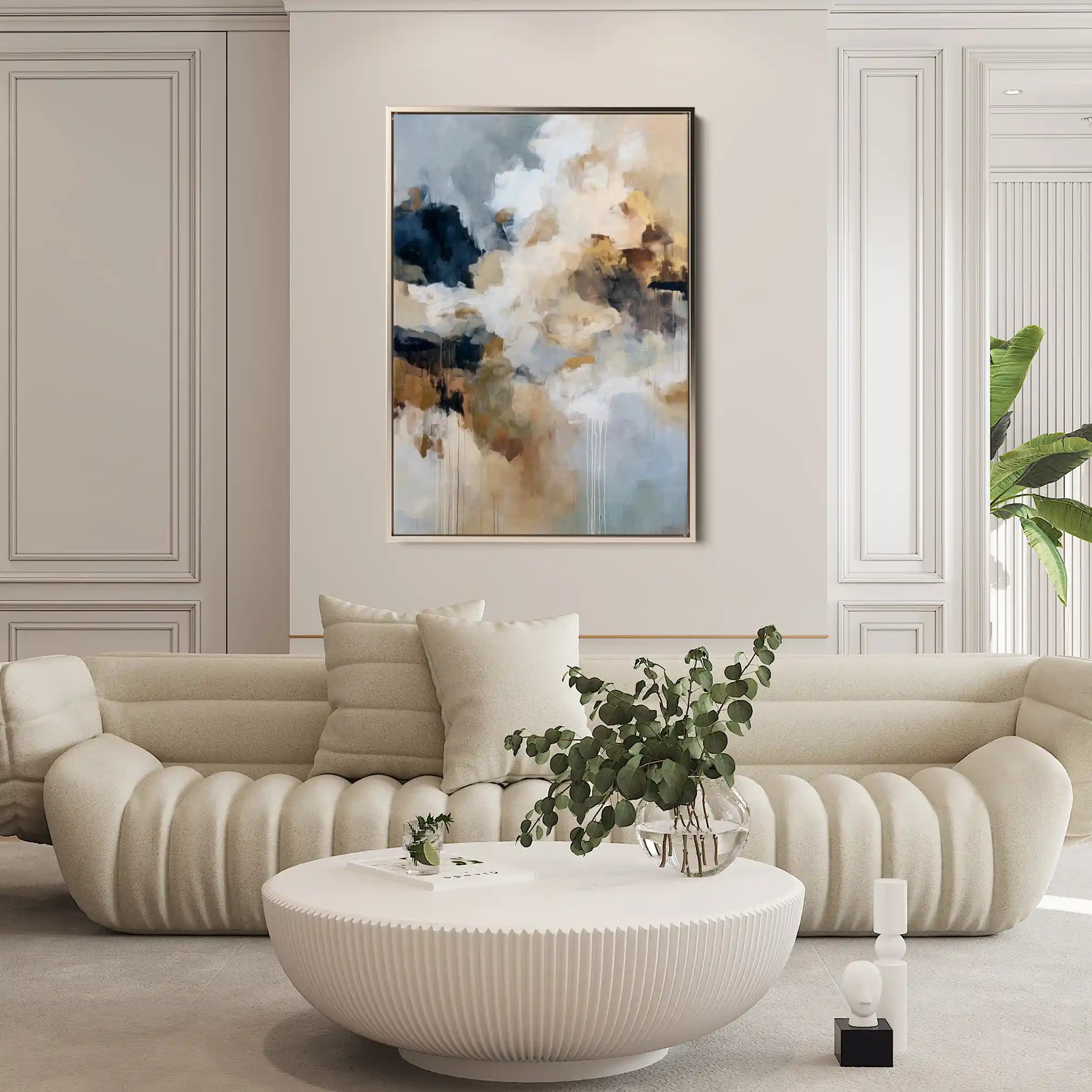 Abstract 1914 Canvas Art 60 x 40 cm / Stretched on hidden frame
