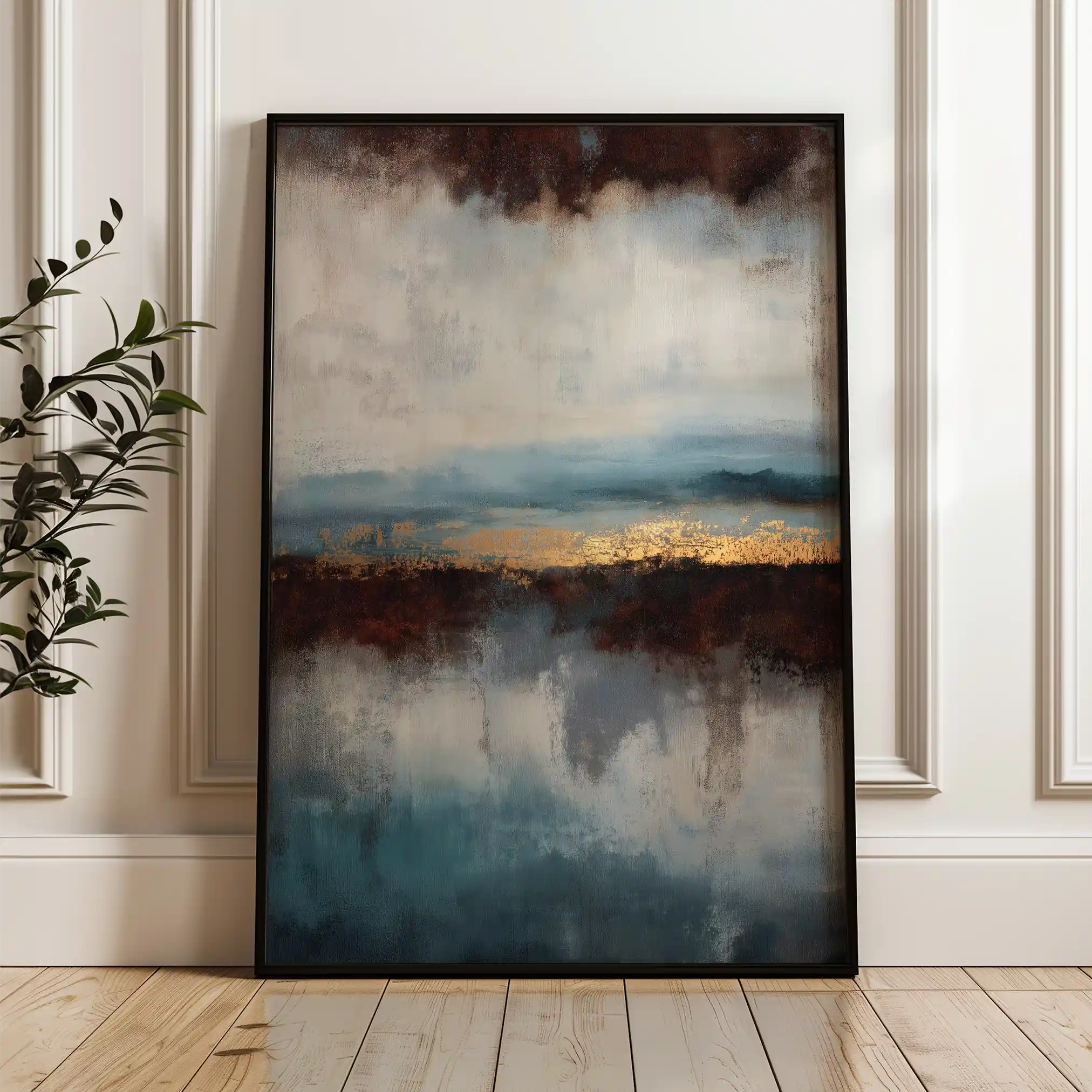 Abstract 1915 Canvas Art 60 x 40 cm / Stretched on hidden frame