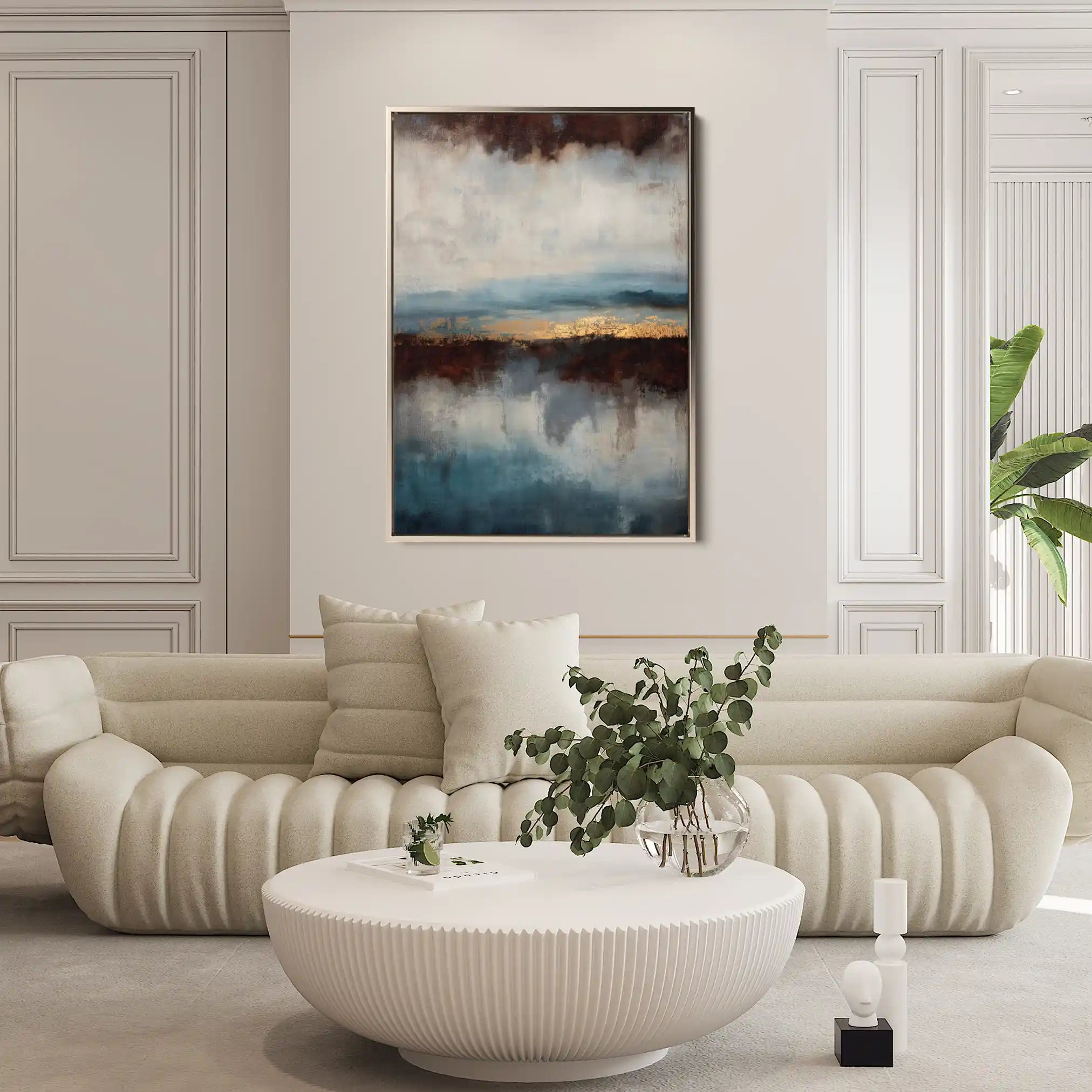 Abstract 1915 Canvas Art 60 x 40 cm / Stretched on hidden frame