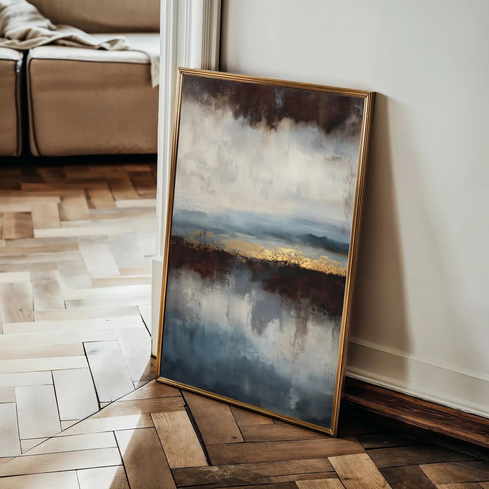 Abstract 1915 Canvas Art 60 x 40 cm / Stretched on hidden frame