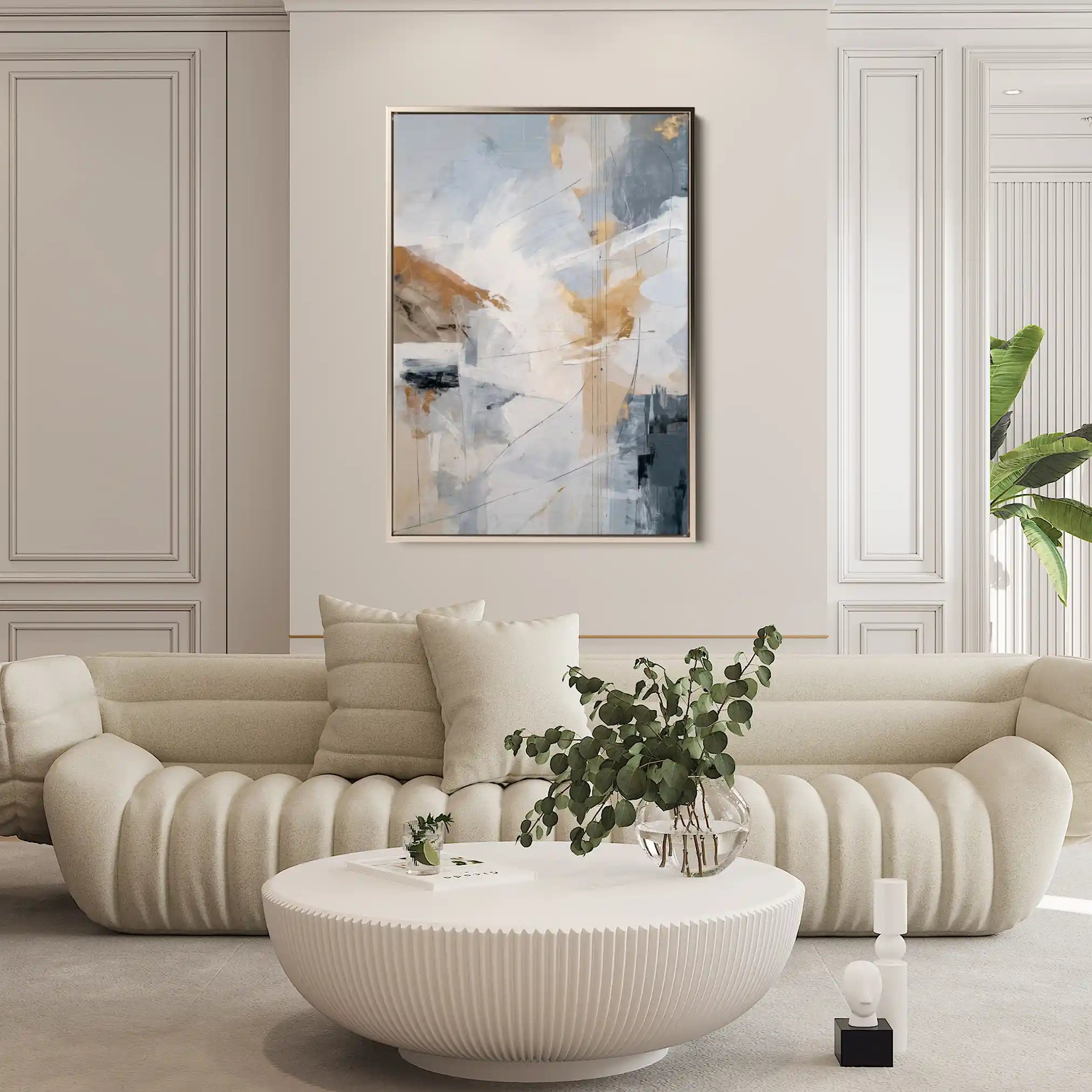 Abstract 1916 Canvas Art 60 x 40 cm / Stretched on hidden frame