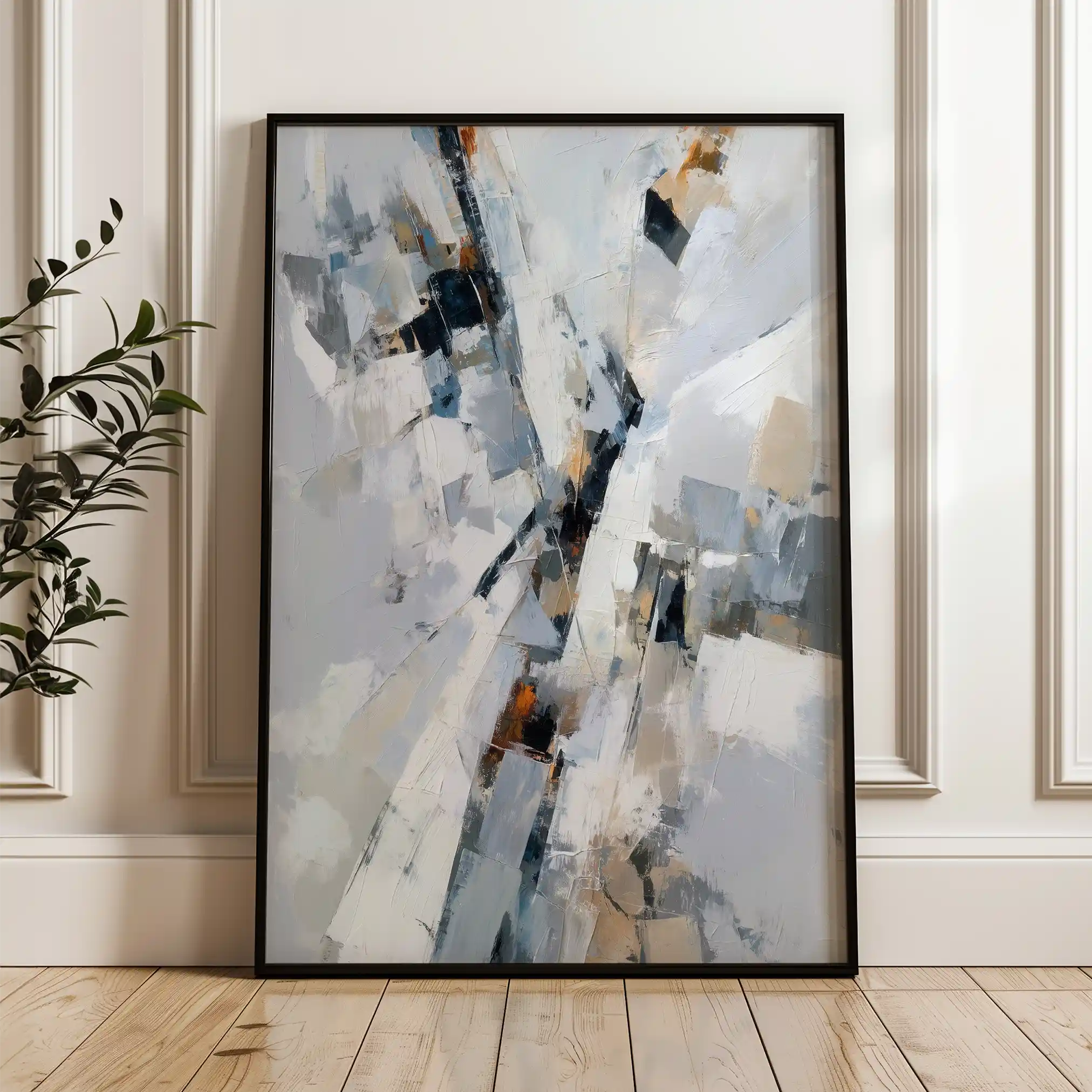 Abstract 1919 Canvas Art 60 x 40 cm / Stretched on hidden frame
