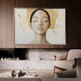Portrait 192 Canvas Art 90 x 60 cm / Stretched on hidden frame