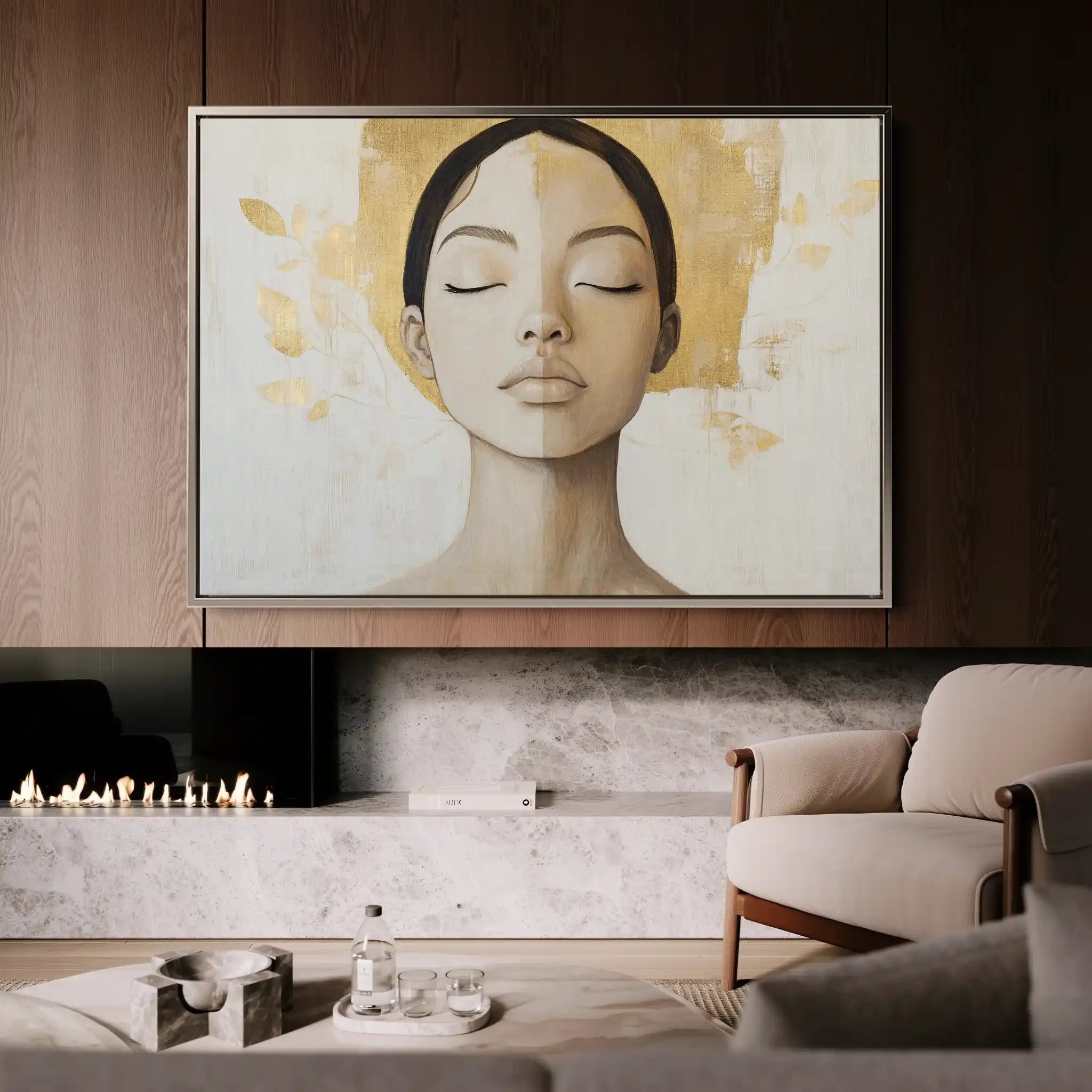 Portrait 192 Canvas Art 90 x 60 cm / Stretched on hidden frame