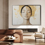 Portrait 192 Canvas Art 90 x 60 cm / Stretched on hidden frame