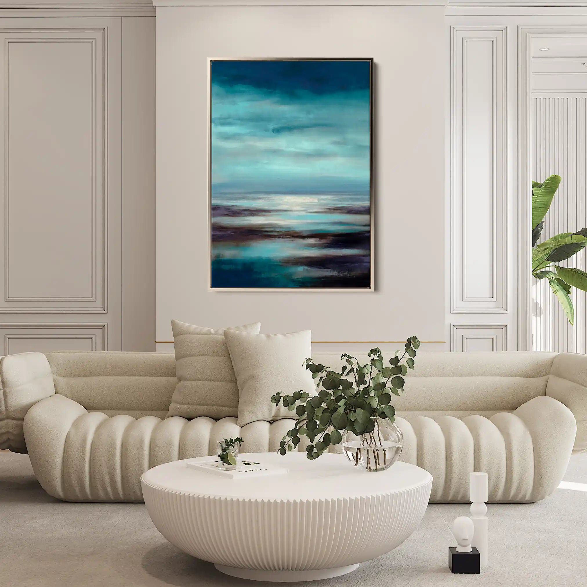 Abstract 1920 Canvas Art 60 x 40 cm / Stretched on hidden frame