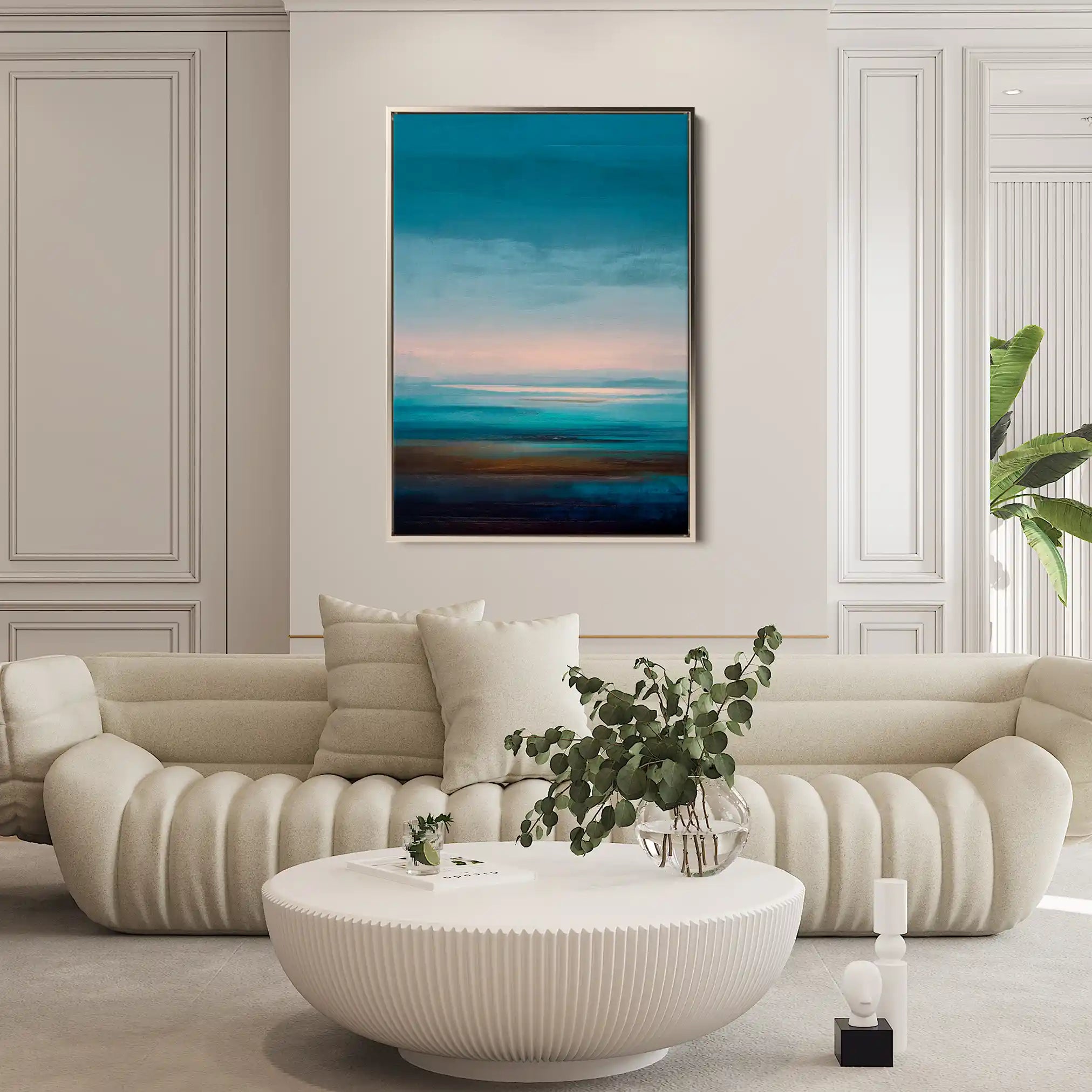 Abstract 1921 Canvas Art 60 x 40 cm / Stretched on hidden frame