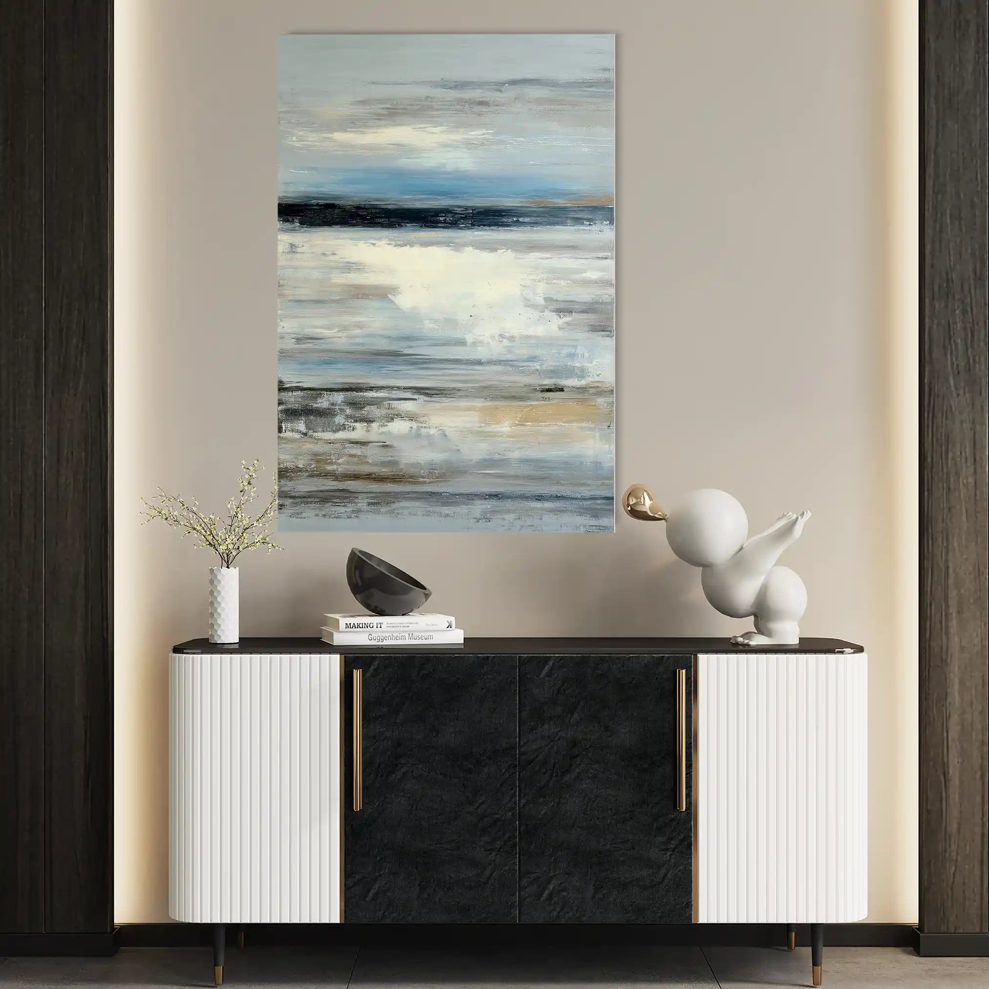 Abstract 1923 Canvas Art 60 x 40 cm / Stretched on hidden frame