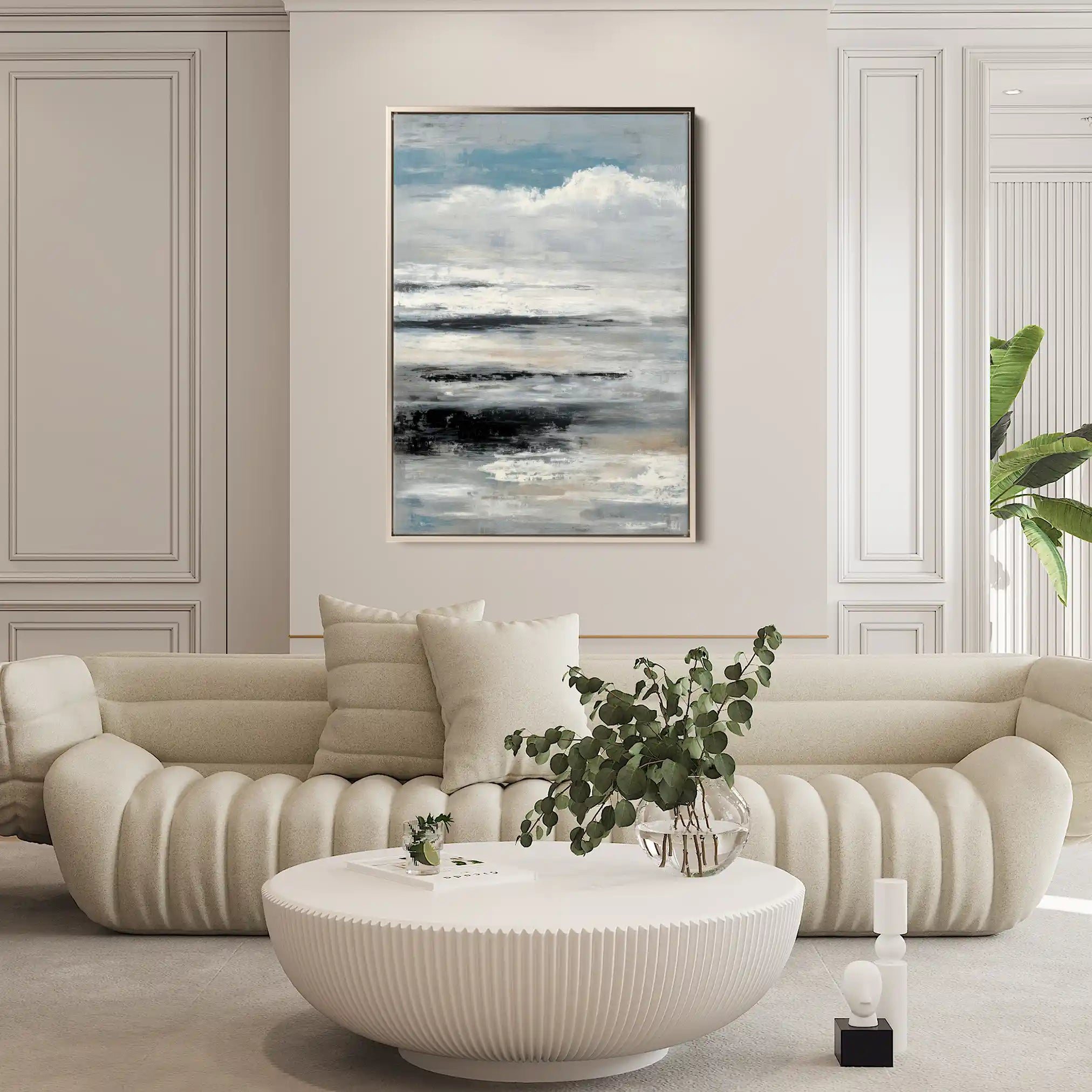 Abstract 1924 Canvas Art 60 x 40 cm / Stretched on hidden frame