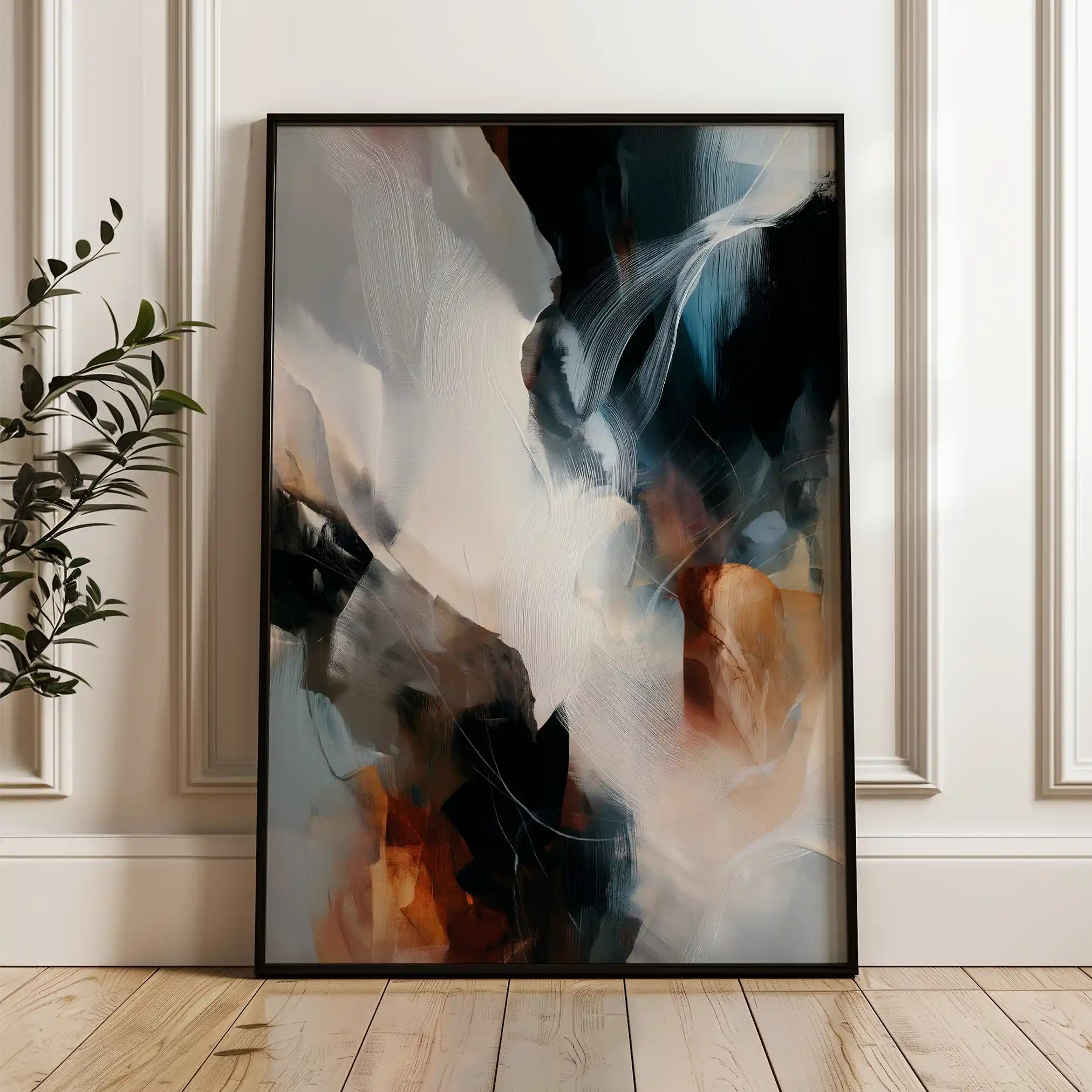 Abstract 1925 Canvas Art 60 x 40 cm / Stretched on hidden frame