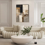 Abstract 1928 Canvas Art 60 x 40 cm / Stretched on hidden frame