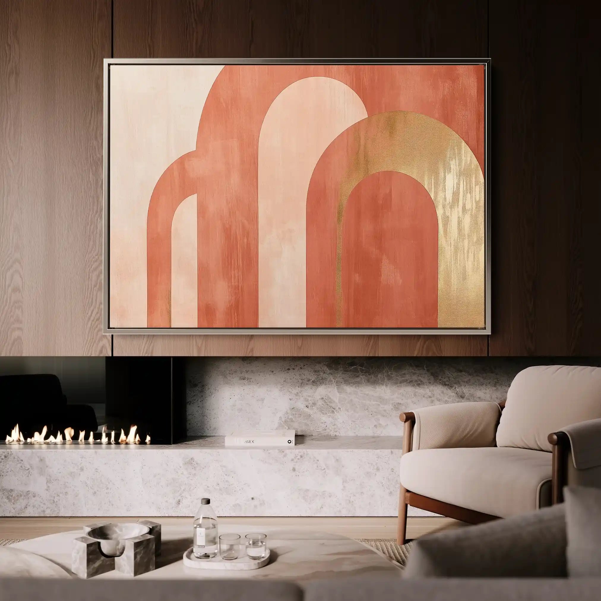 Boho 193 Canvas Art 90 x 60 cm / Stretched on hidden frame