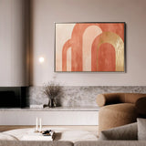 Boho 193 Canvas Art 90 x 60 cm / Stretched on hidden frame