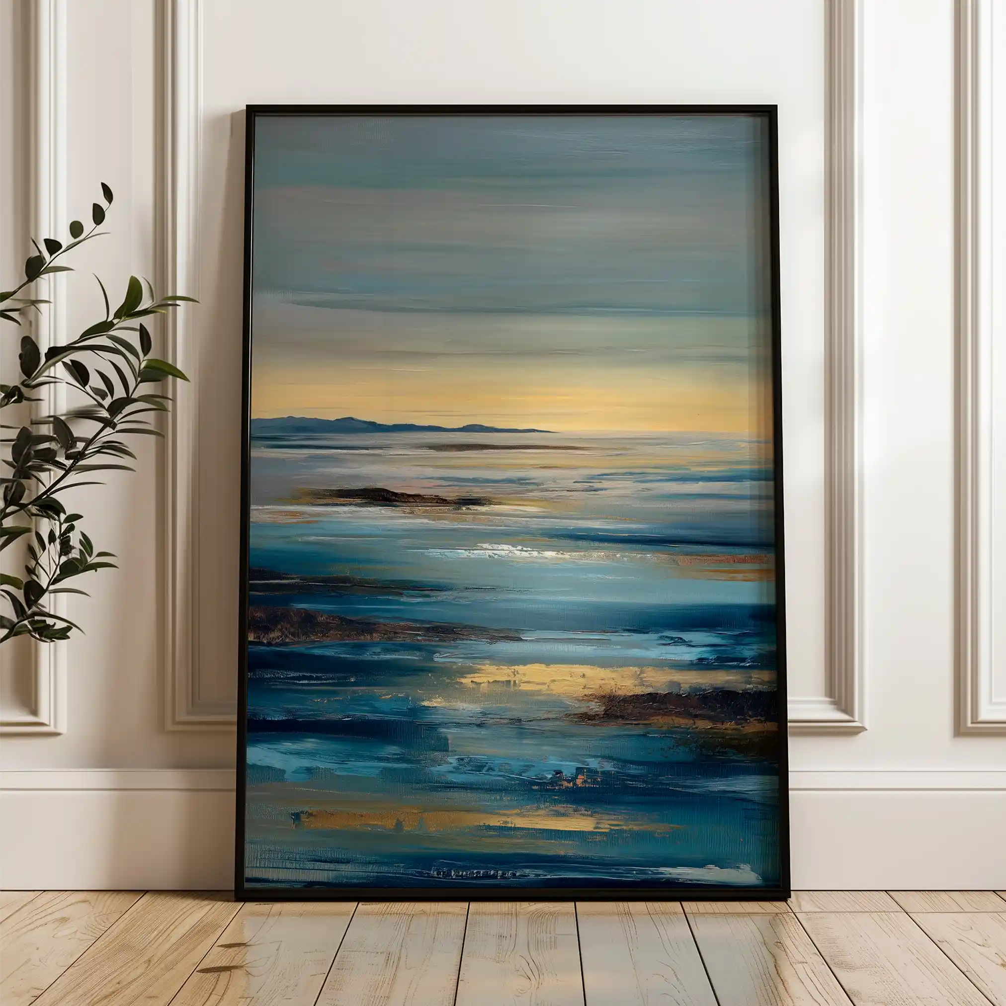 Abstract 1934 Canvas Art 60 x 40 cm / Stretched on hidden frame