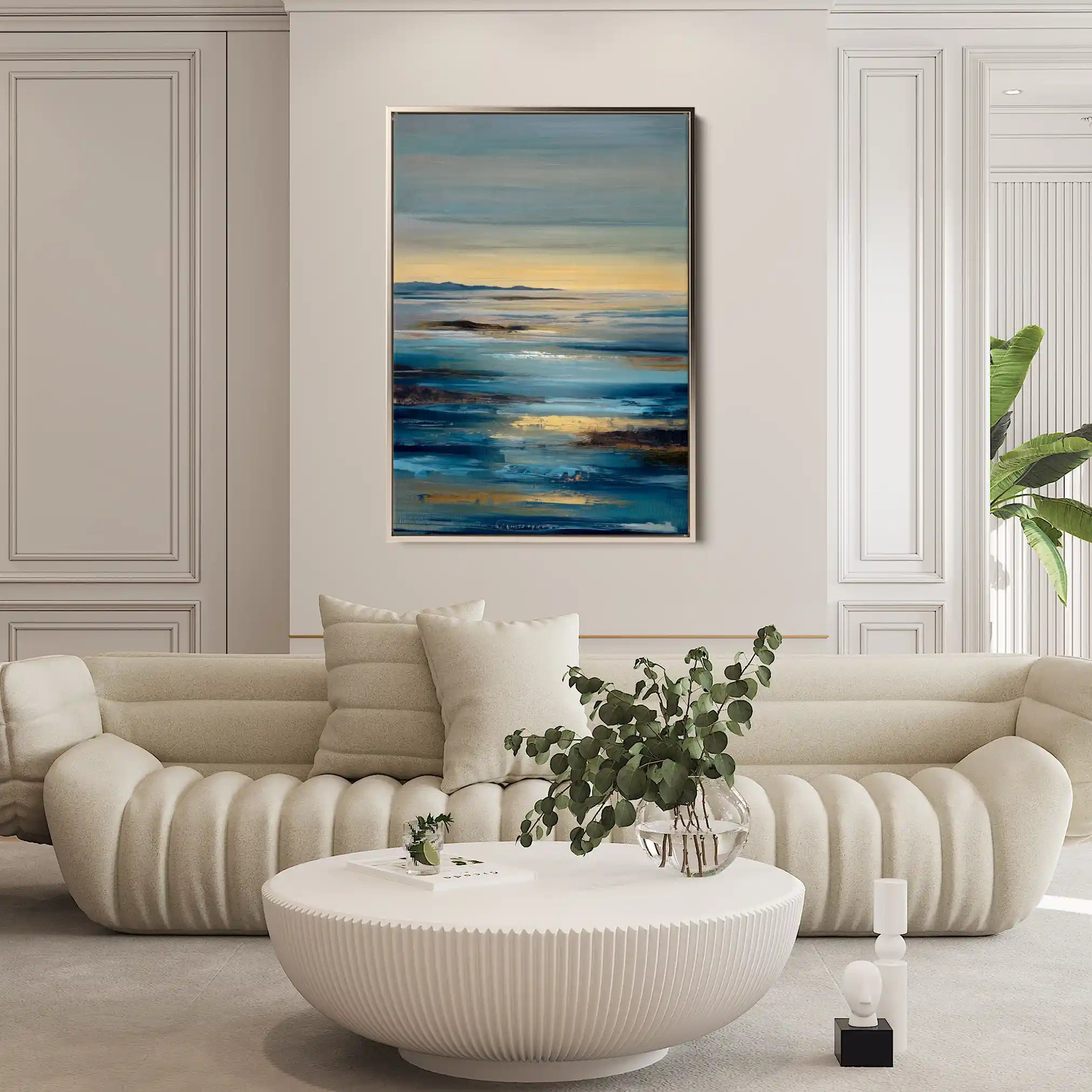 Abstract 1934 Canvas Art 60 x 40 cm / Stretched on hidden frame