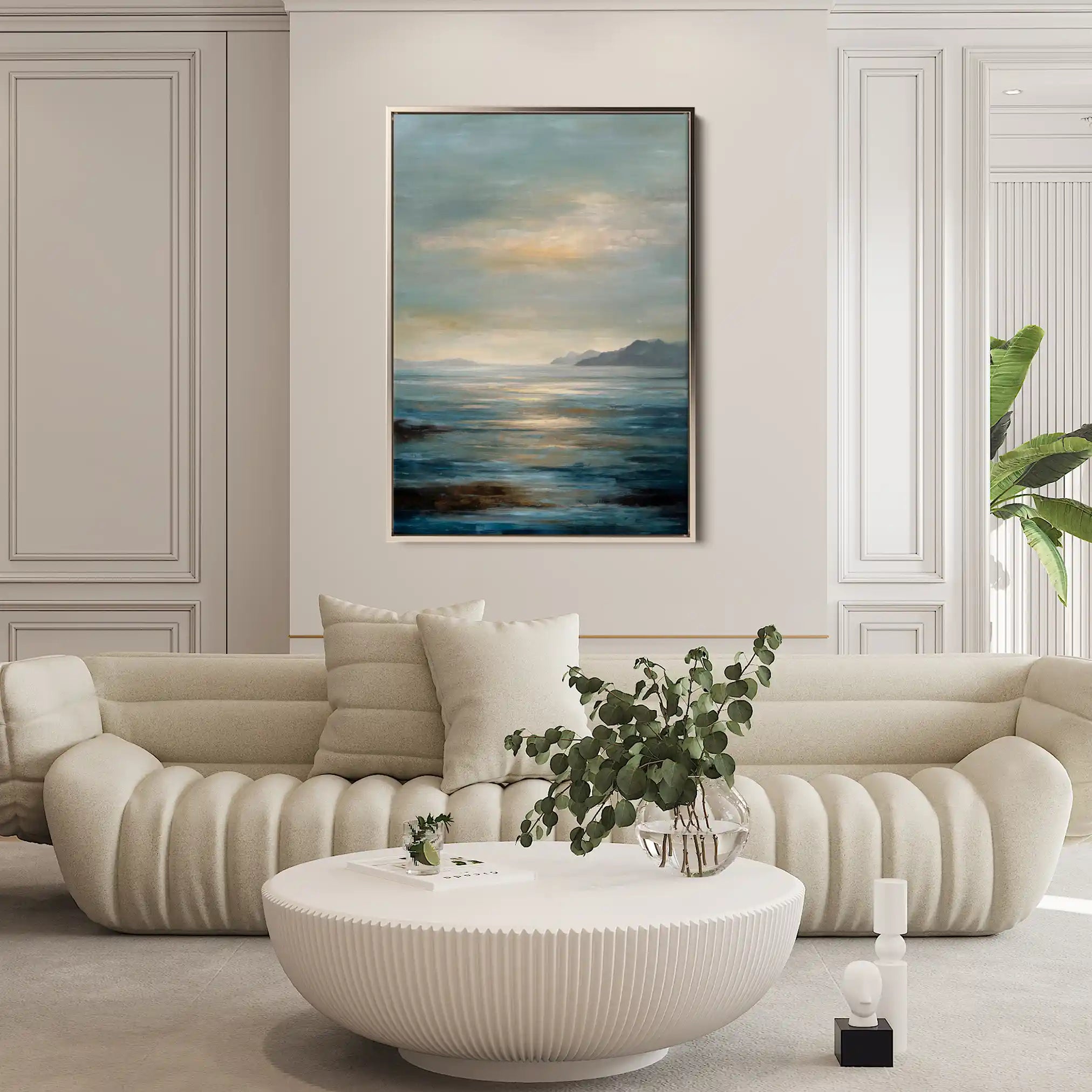 Abstract 1935 Canvas Art 60 x 40 cm / Stretched on hidden frame