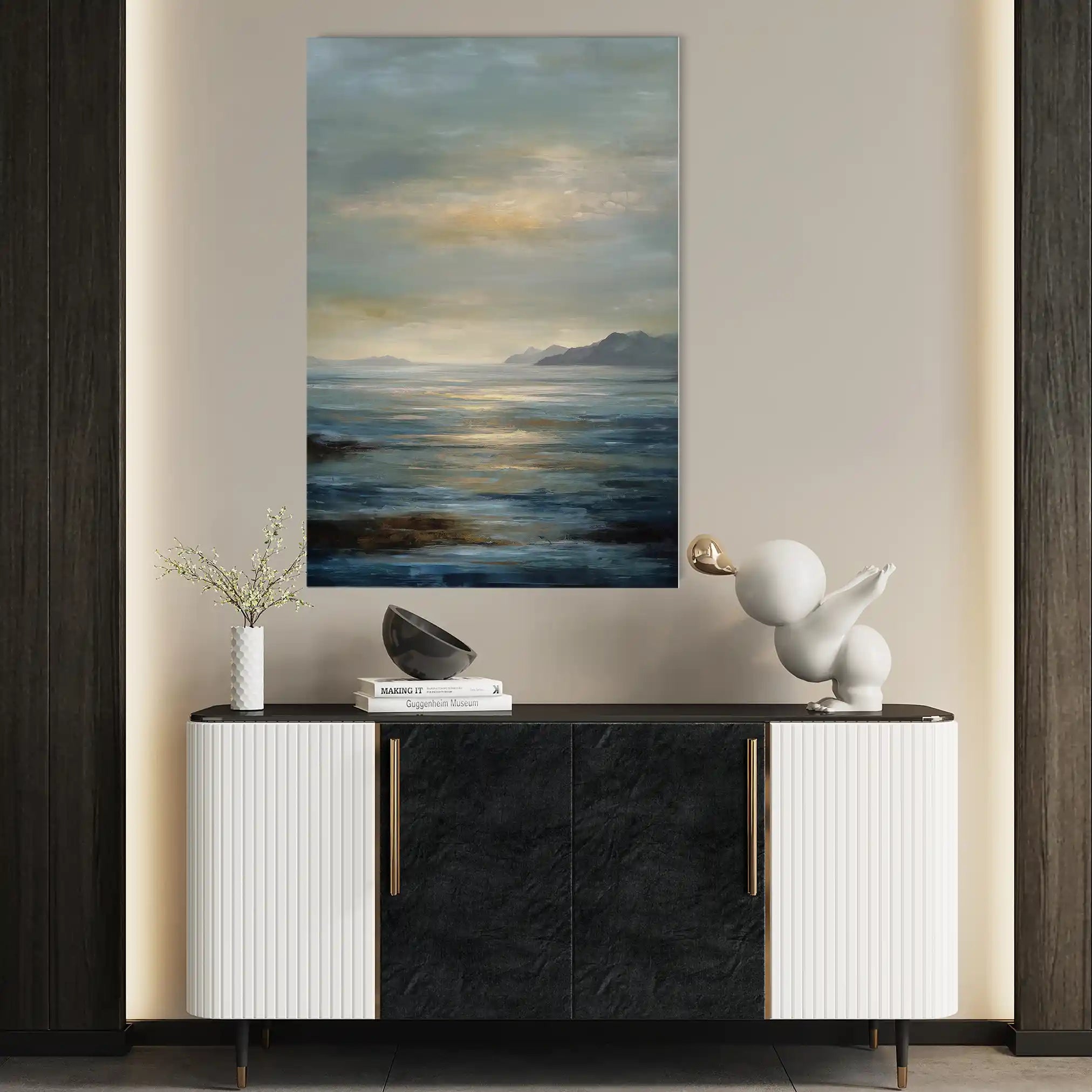 Abstract 1935 Canvas Art 60 x 40 cm / Stretched on hidden frame