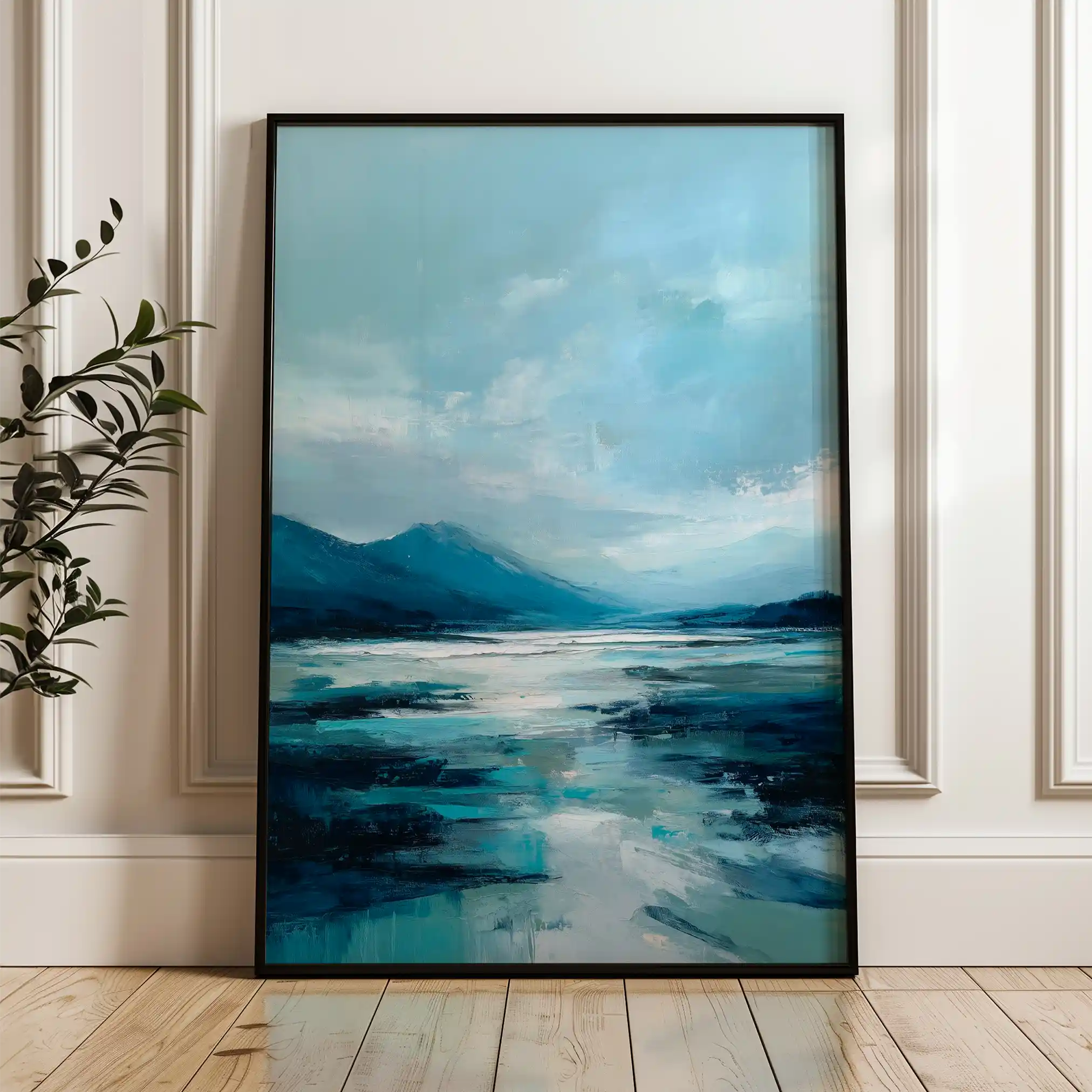 Abstract 1936 Canvas Art 60 x 40 cm / Stretched on hidden frame