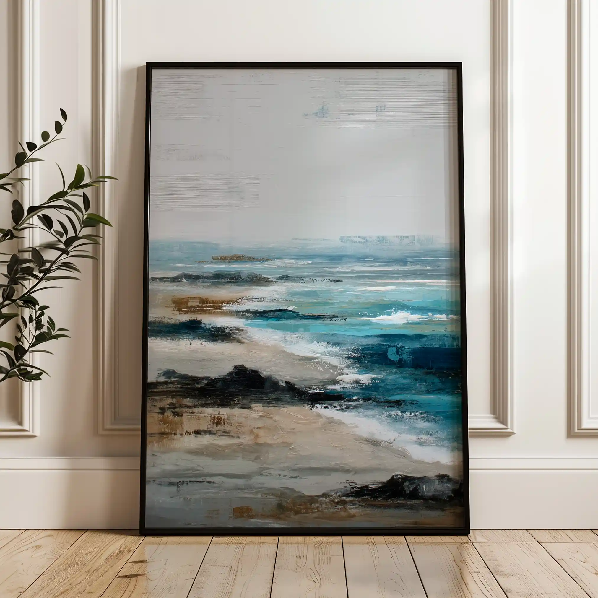 Abstract 1938 Canvas Art 60 x 40 cm / Stretched on hidden frame