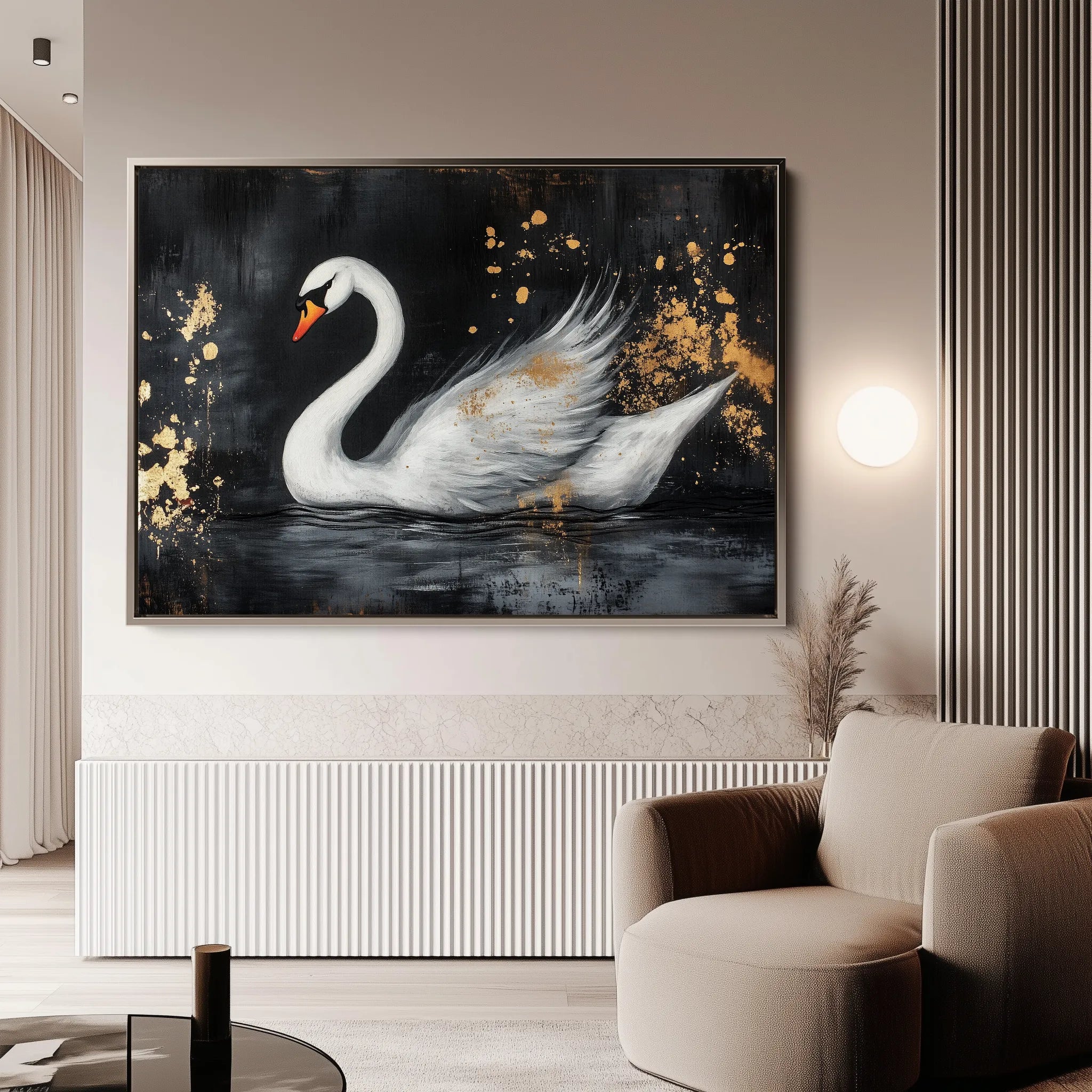 Animals Canvas Wall Art WAD194-AN 90 x 60 cm / Stretched on hidden frame