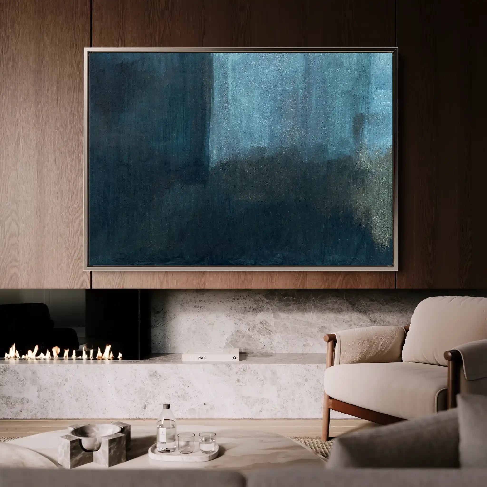 Abstract 194 Canvas Art 60 x 40 cm / Stretched on hidden frame