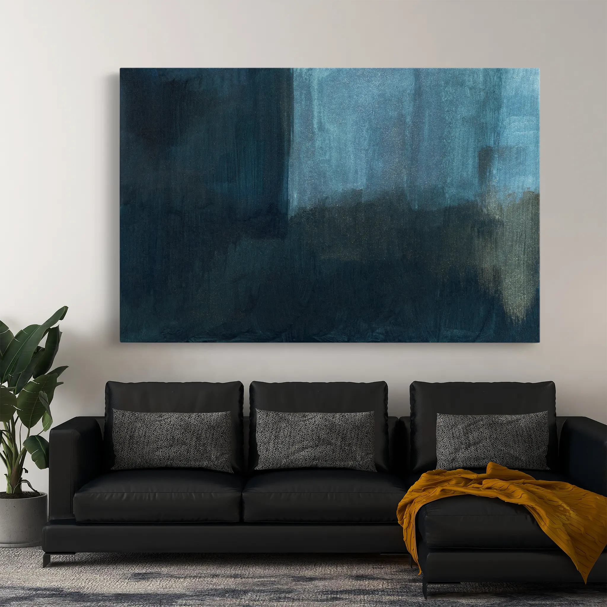 Abstract Canvas Wall Art WAD194-A 90 x 60 cm / Stretched on hidden frame