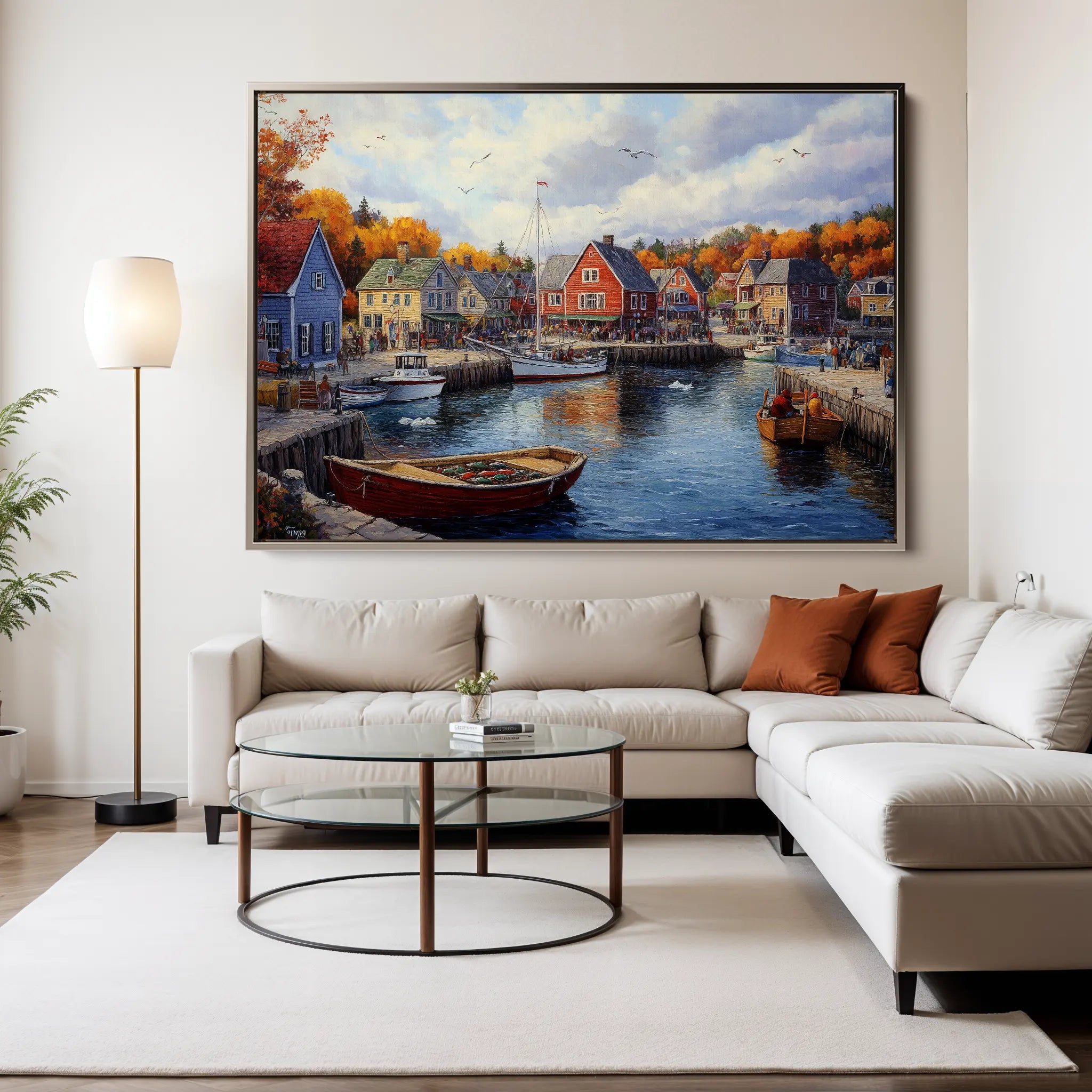 Landscape Canvas Wall Art WAD194-L 90 x 60 cm / Stretched on hidden frame