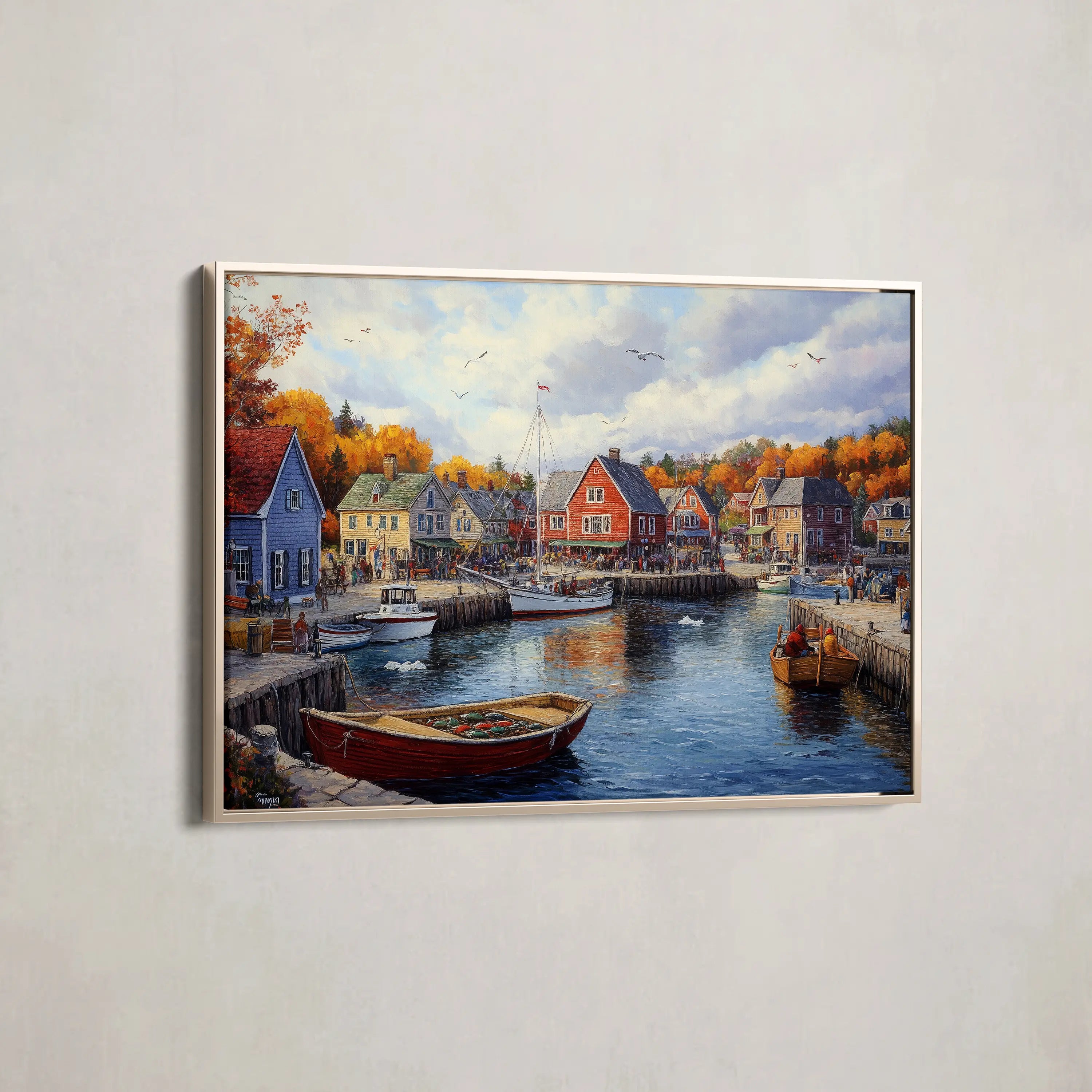 Landscape Canvas Wall Art WAD194-L 90 x 60 cm / Stretched on hidden frame