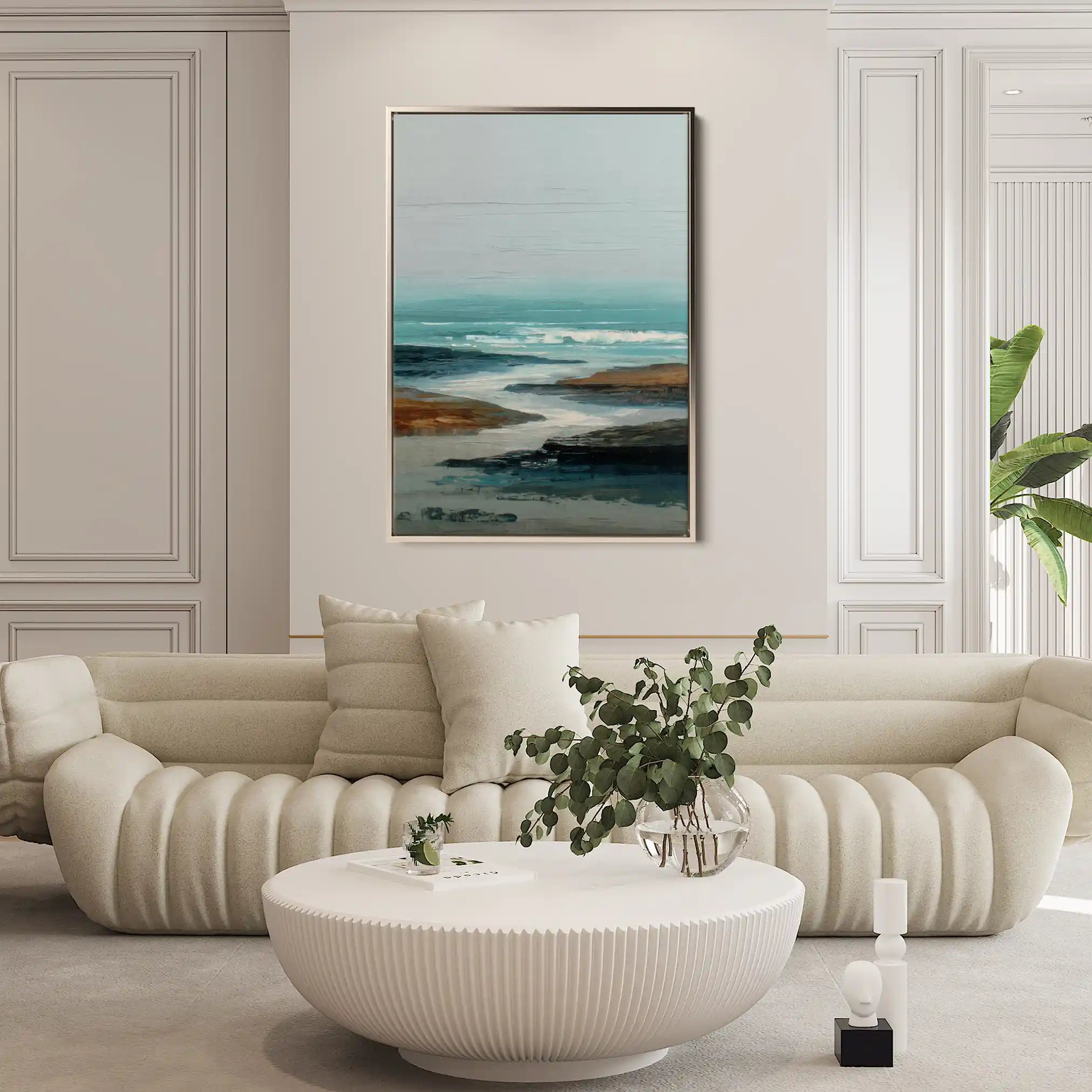 Abstract 1940 Canvas Art 60 x 40 cm / Stretched on hidden frame