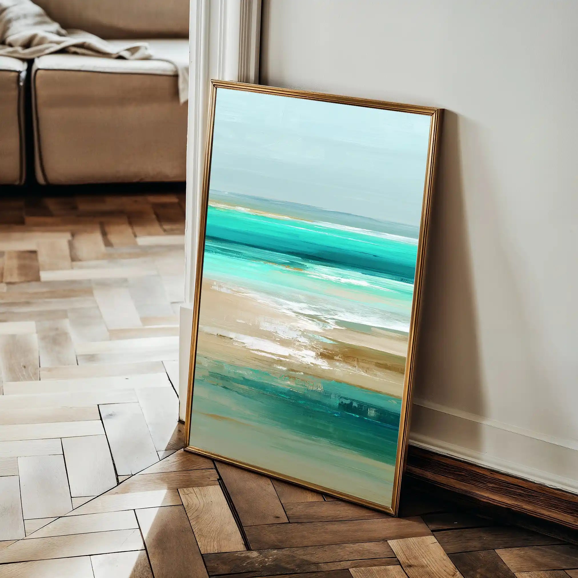 Abstract 1941 Canvas Art 60 x 40 cm / Stretched on hidden frame