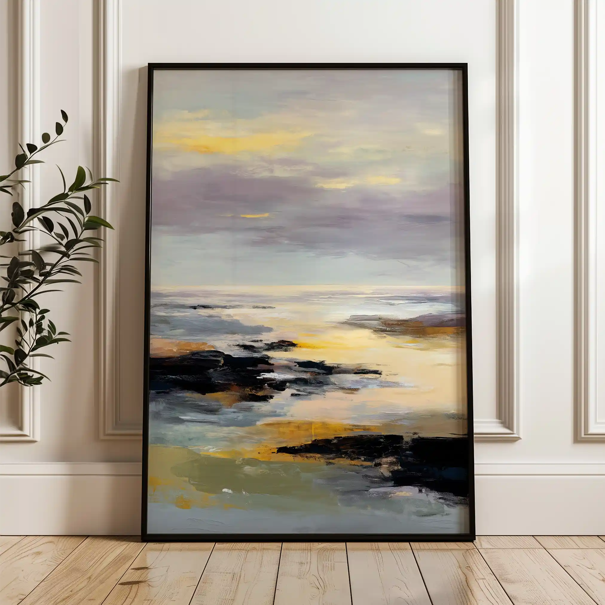 Abstract 1944 Canvas Art 60 x 40 cm / Stretched on hidden frame