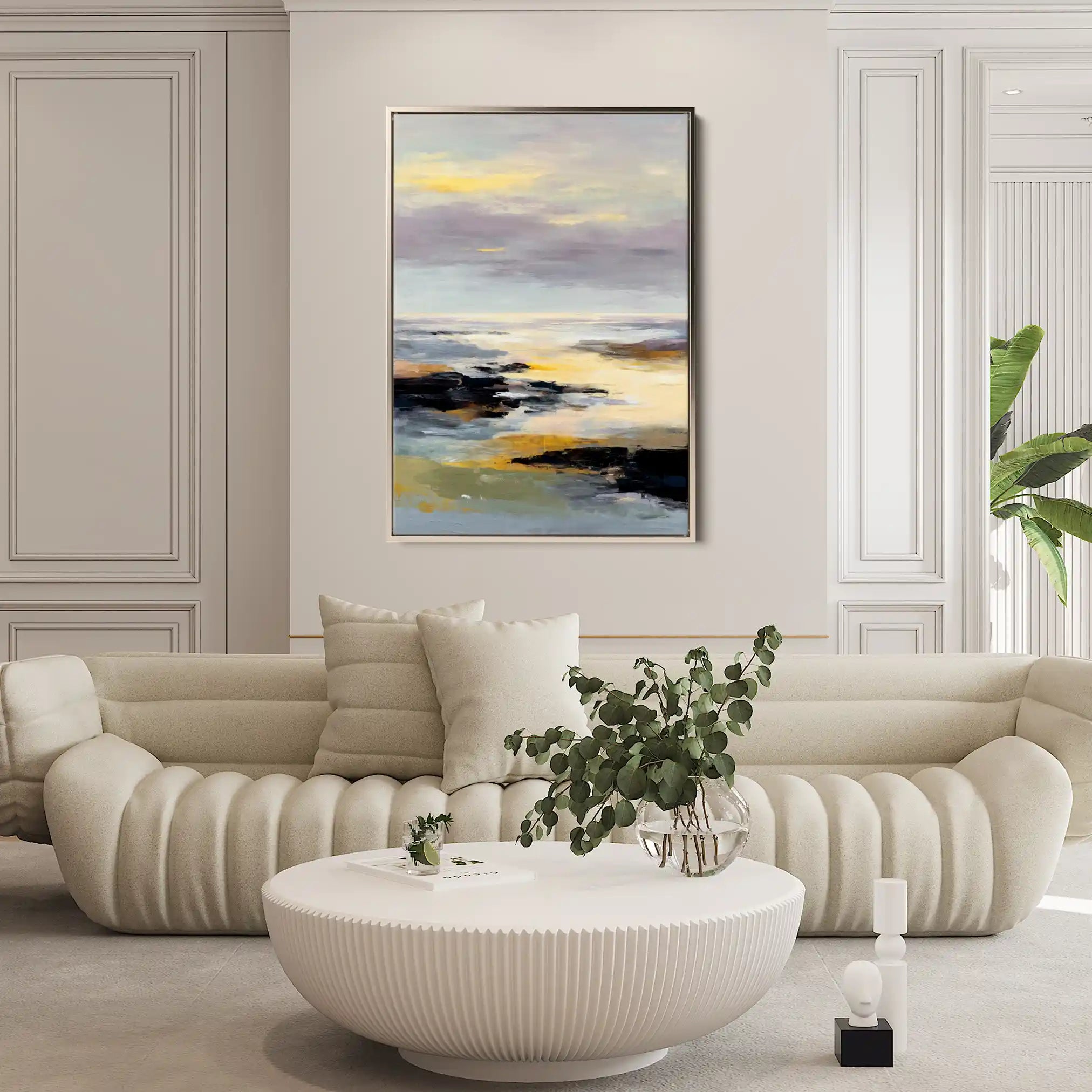 Abstract 1944 Canvas Art 60 x 40 cm / Stretched on hidden frame