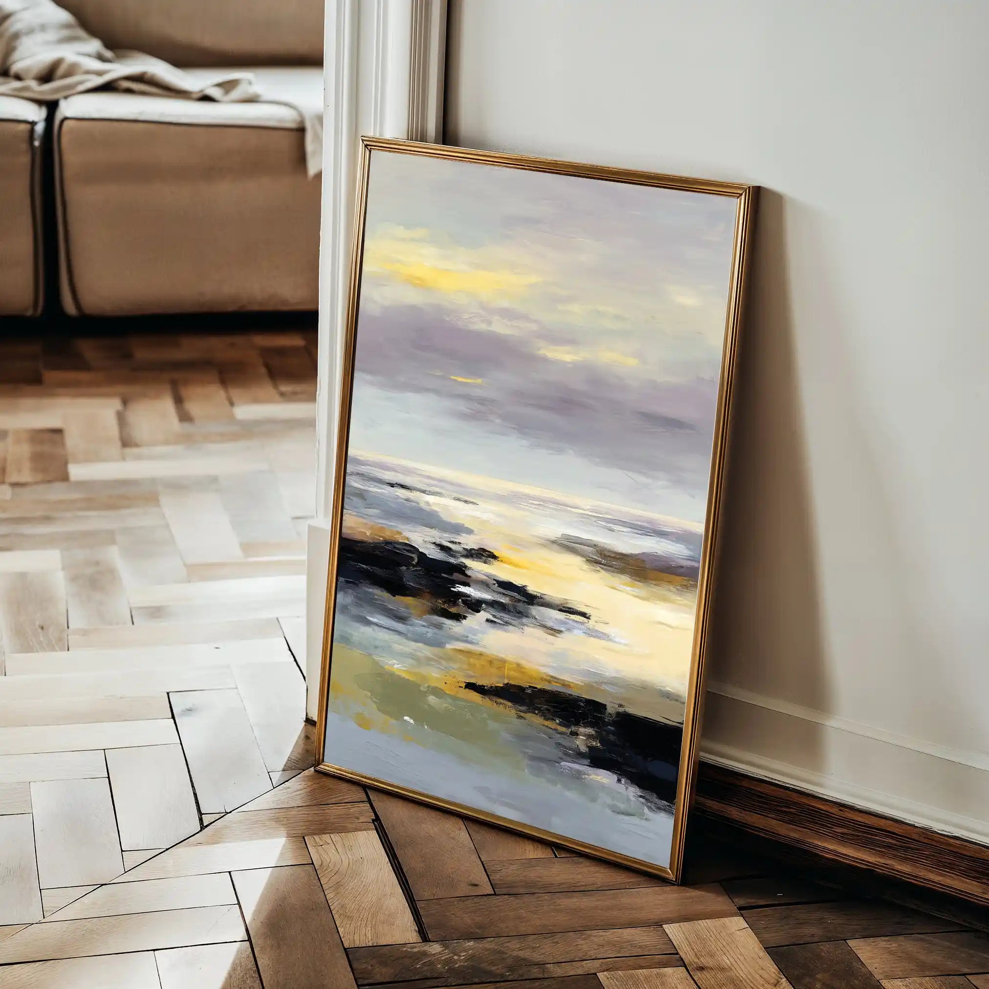 Abstract 1944 Canvas Art 60 x 40 cm / Stretched on hidden frame