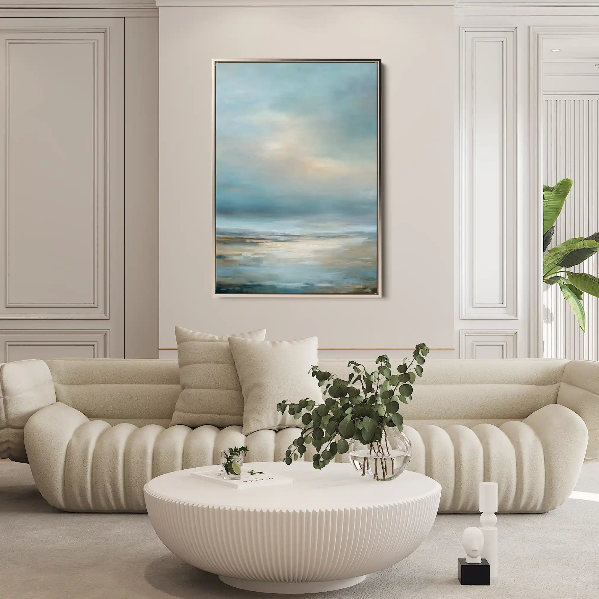 Abstract 1945 Canvas Art 60 x 40 cm / Stretched on hidden frame