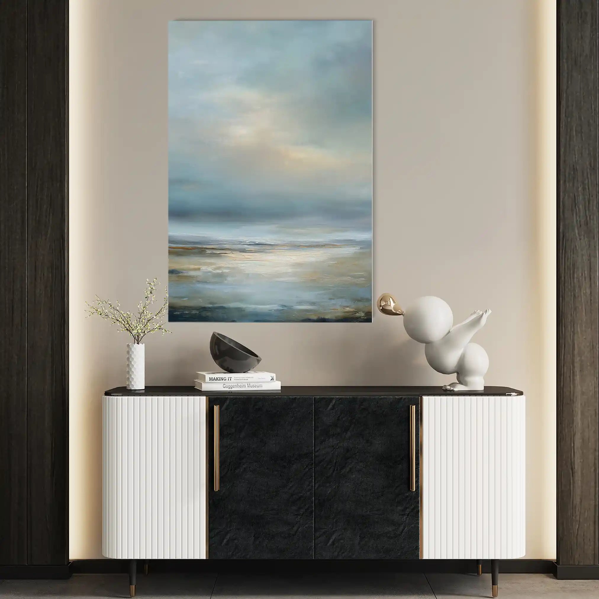 Abstract 1945 Canvas Art 60 x 40 cm / Stretched on hidden frame