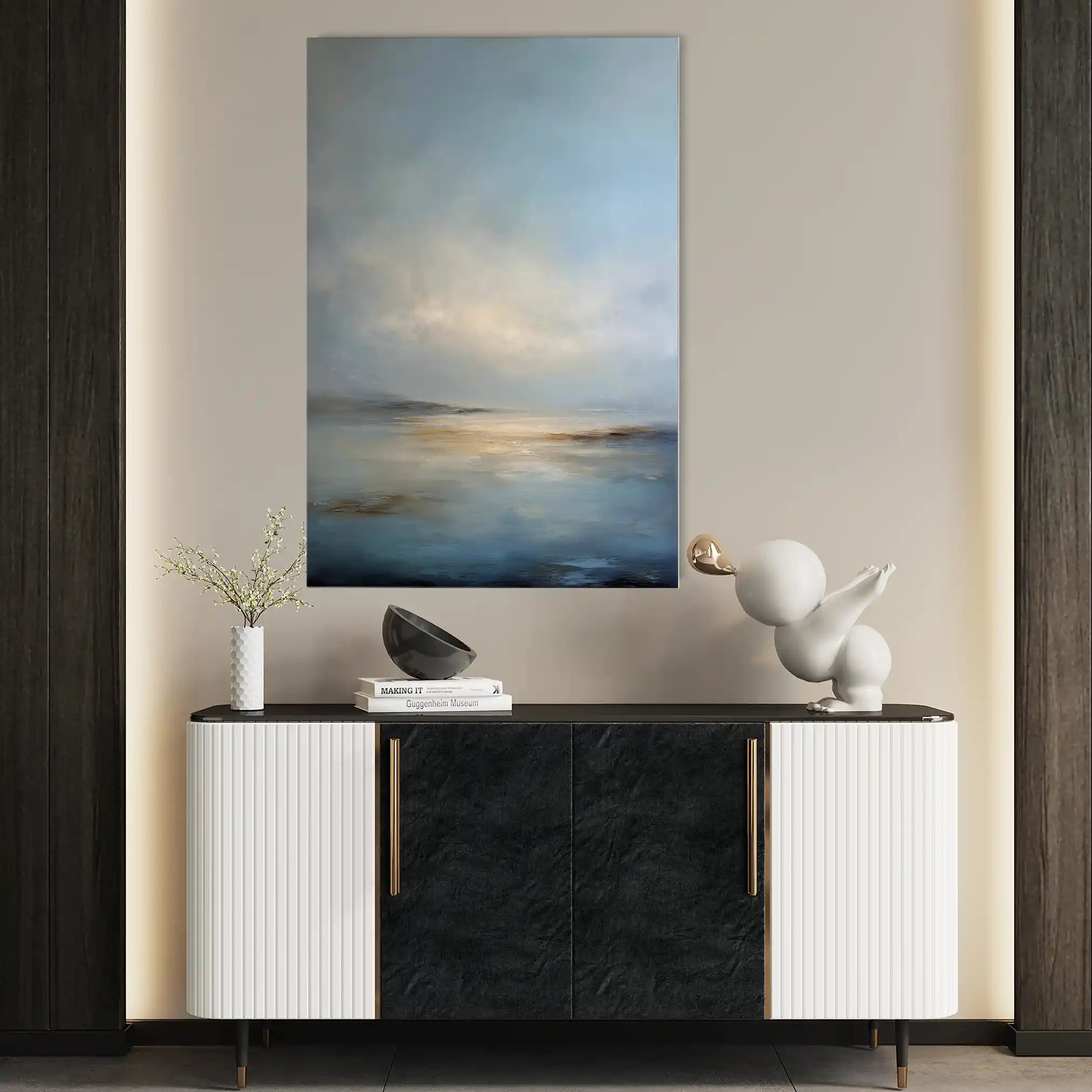 Abstract 1946 Canvas Art 60 x 40 cm / Stretched on hidden frame