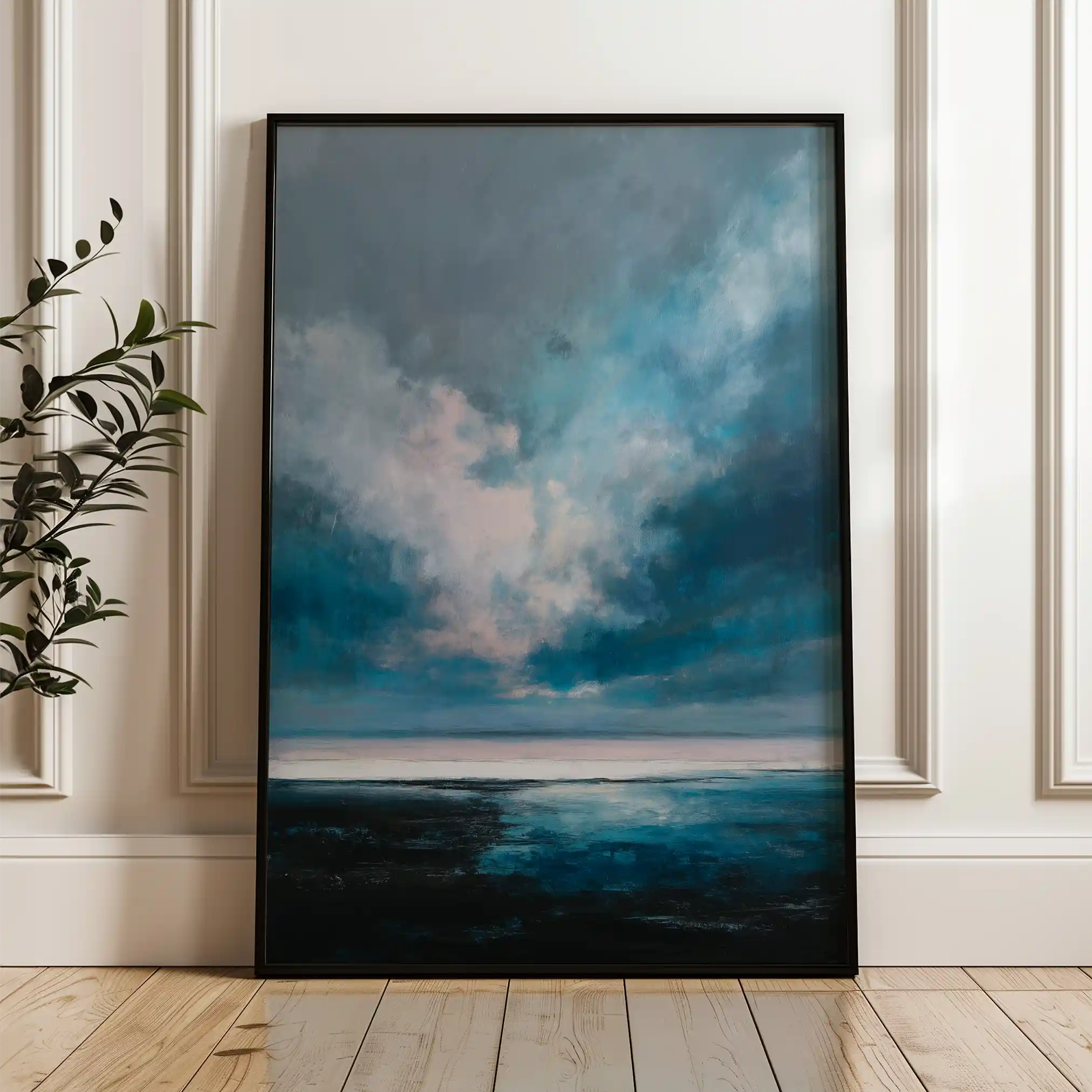 Abstract 1947 Canvas Art 60 x 40 cm / Stretched on hidden frame