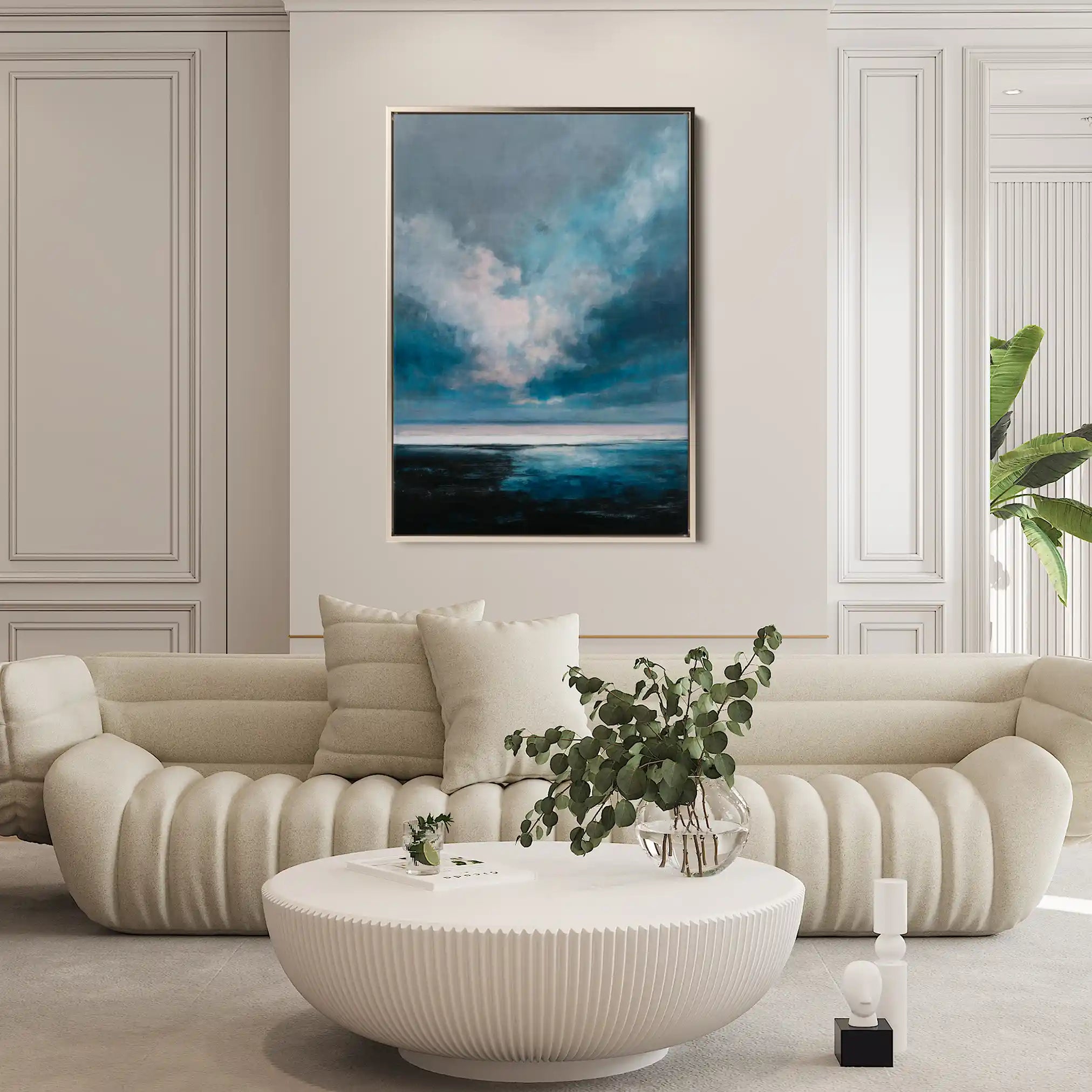 Abstract 1947 Canvas Art 60 x 40 cm / Stretched on hidden frame