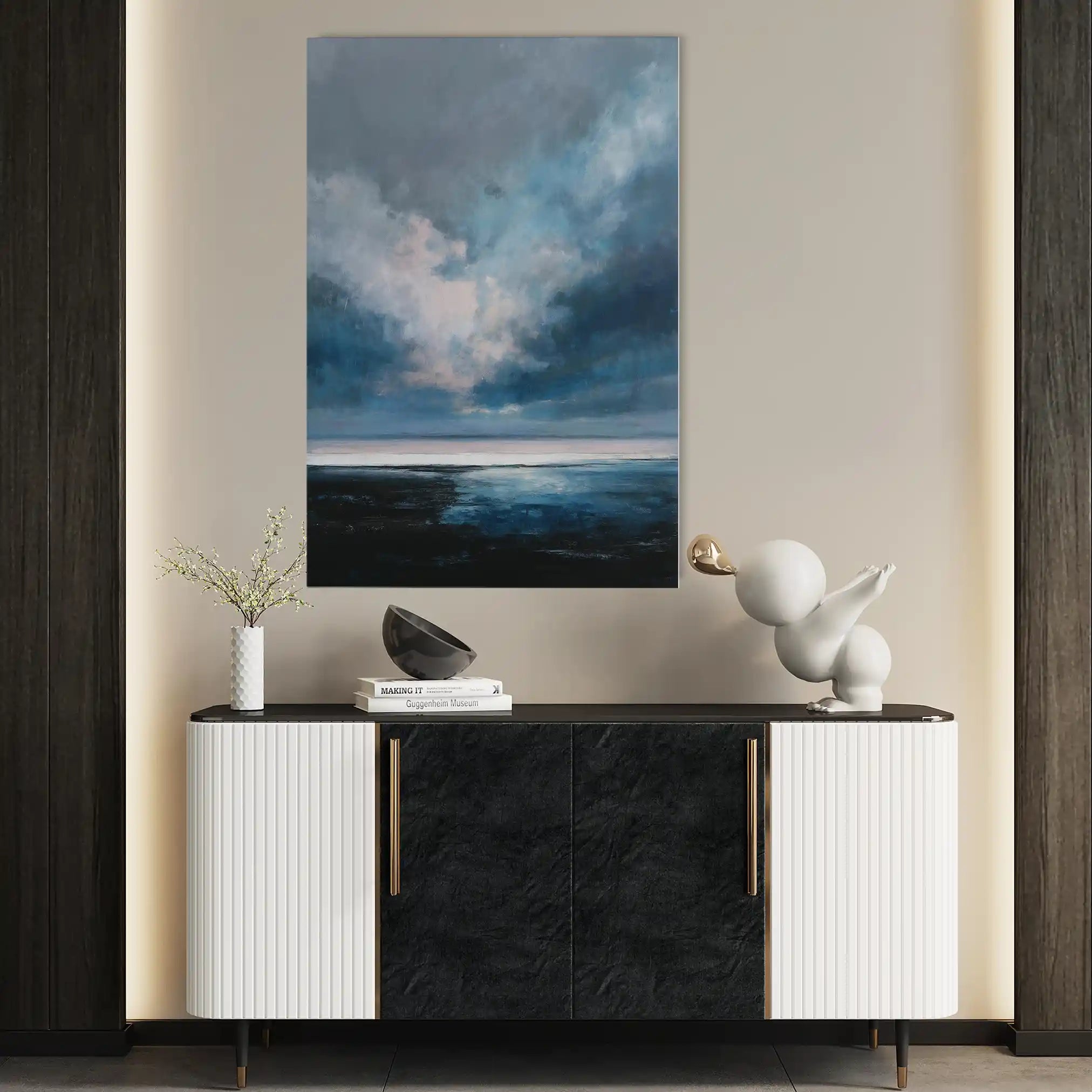 Abstract 1947 Canvas Art 60 x 40 cm / Stretched on hidden frame