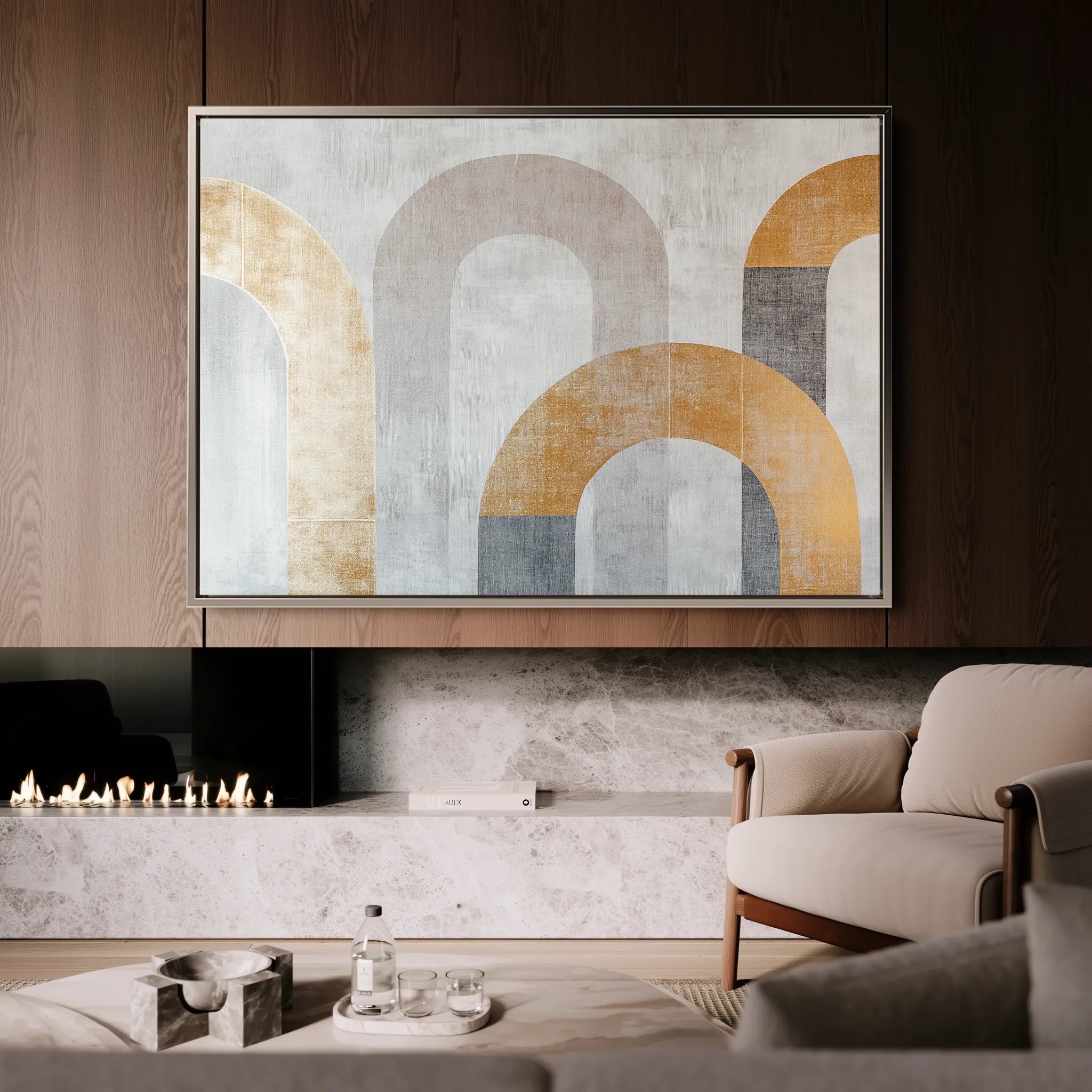 Boho Canvas Wall Art WAD195-BH 90 x 60 cm / Stretched on hidden frame