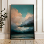 Abstract 1951 Canvas Art 60 x 40 cm / Stretched on hidden frame