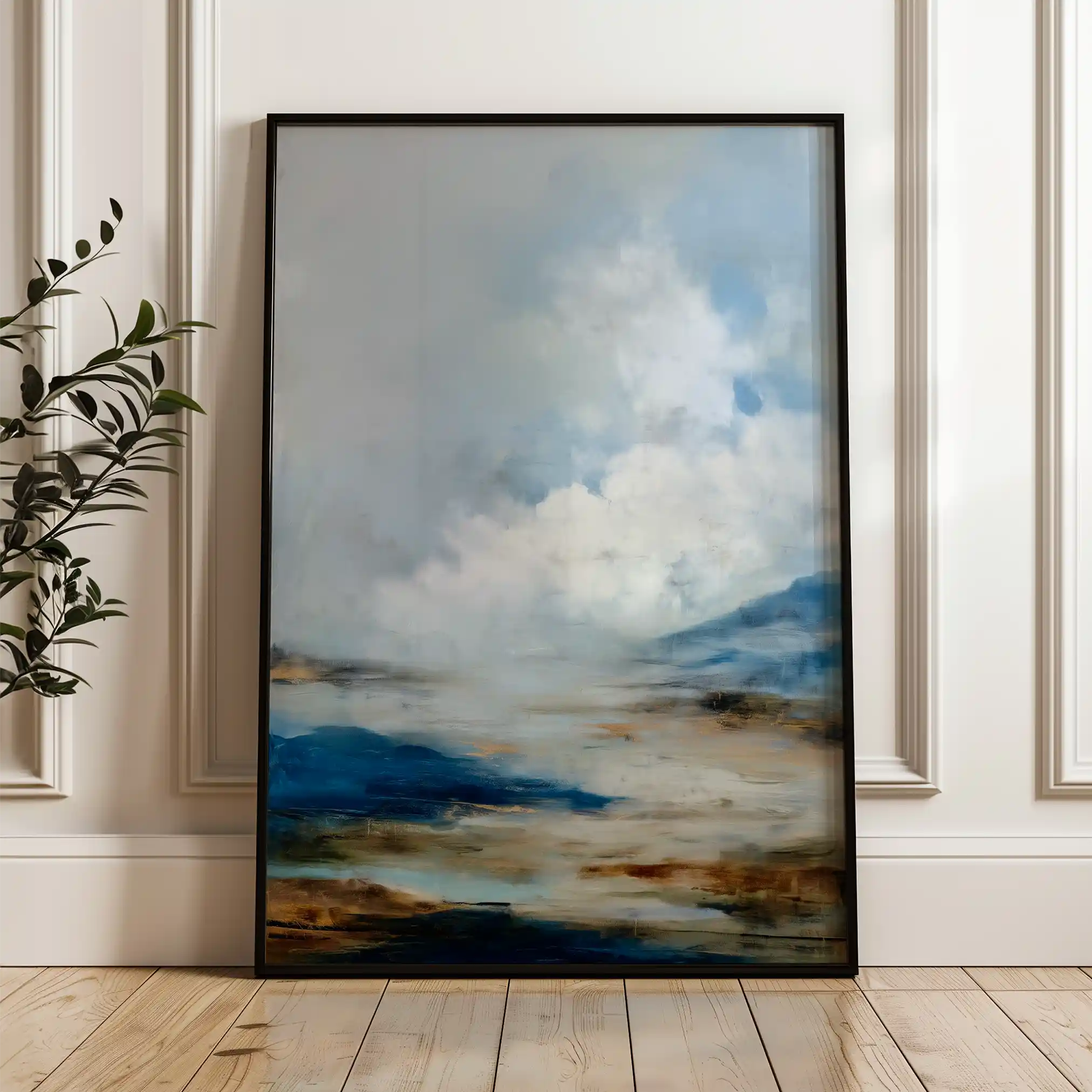 Abstract 1953 Canvas Art 60 x 40 cm / Stretched on hidden frame
