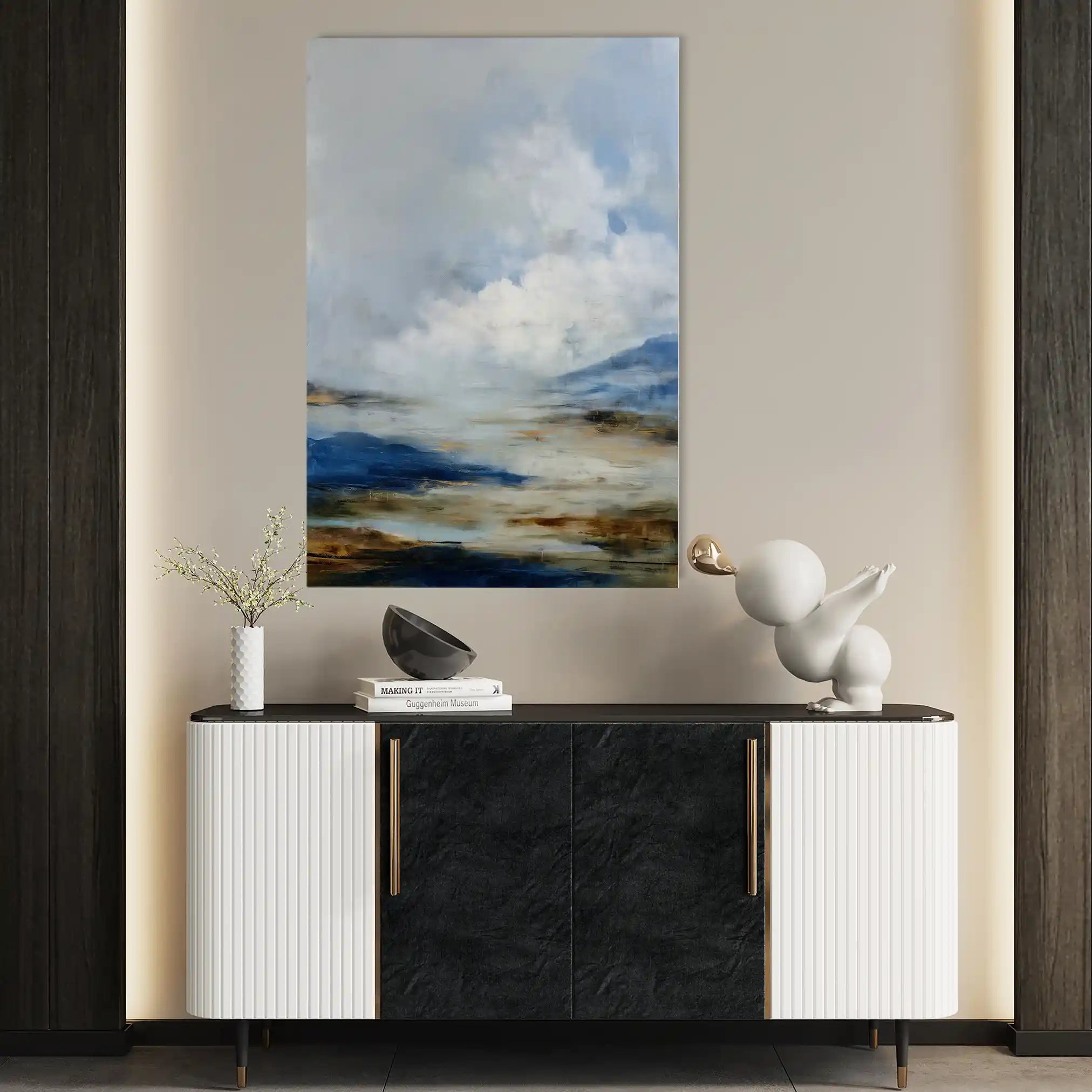 Abstract 1953 Canvas Art 60 x 40 cm / Stretched on hidden frame