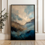 Abstract 1954 Canvas Art 60 x 40 cm / Stretched on hidden frame