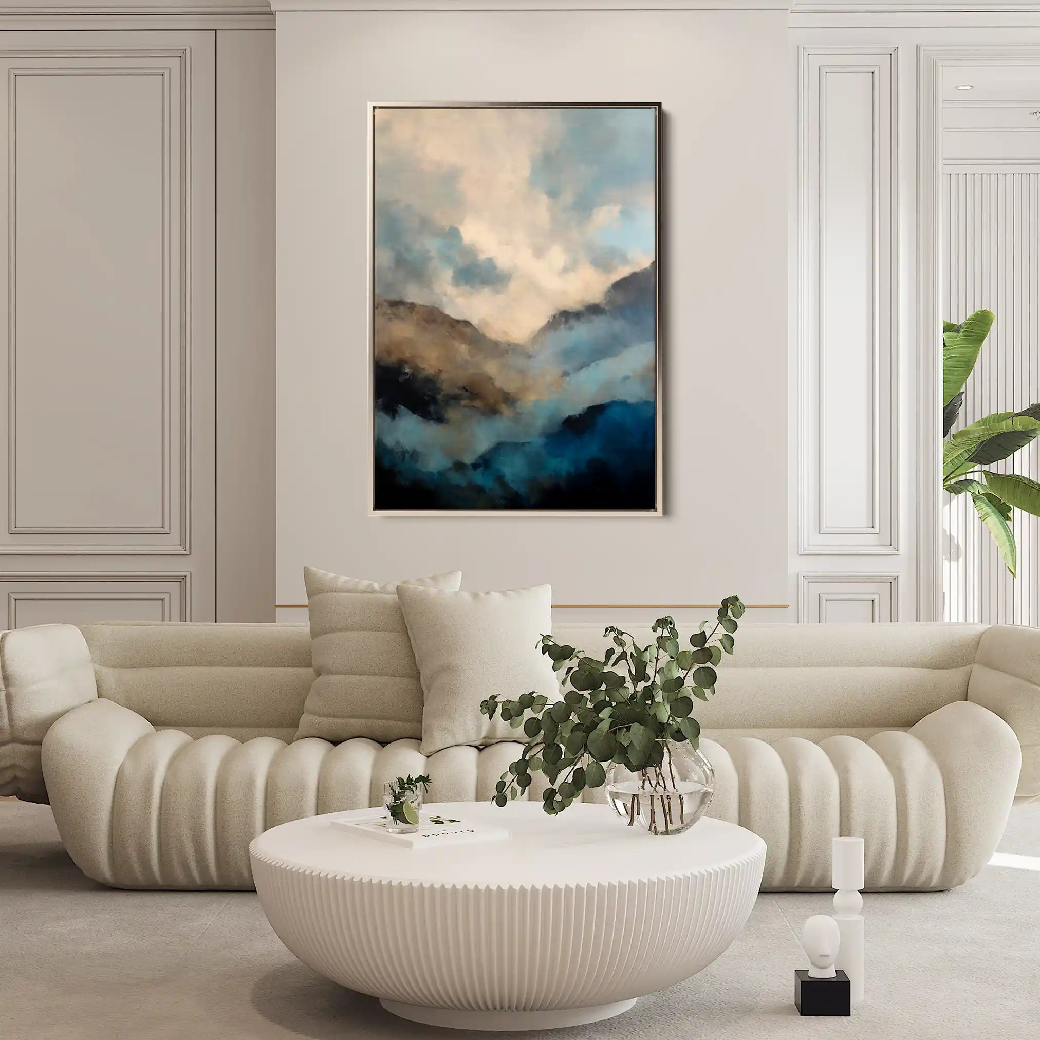 Abstract 1954 Canvas Art 60 x 40 cm / Stretched on hidden frame